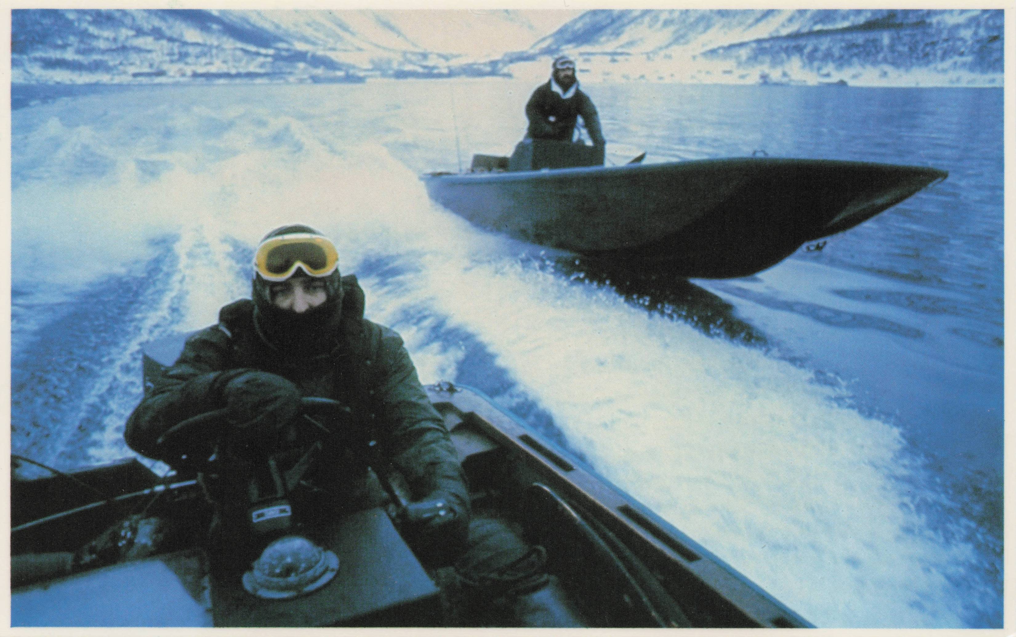 Falklands War SBS Special Boat Service Commando Operations Military Postcard