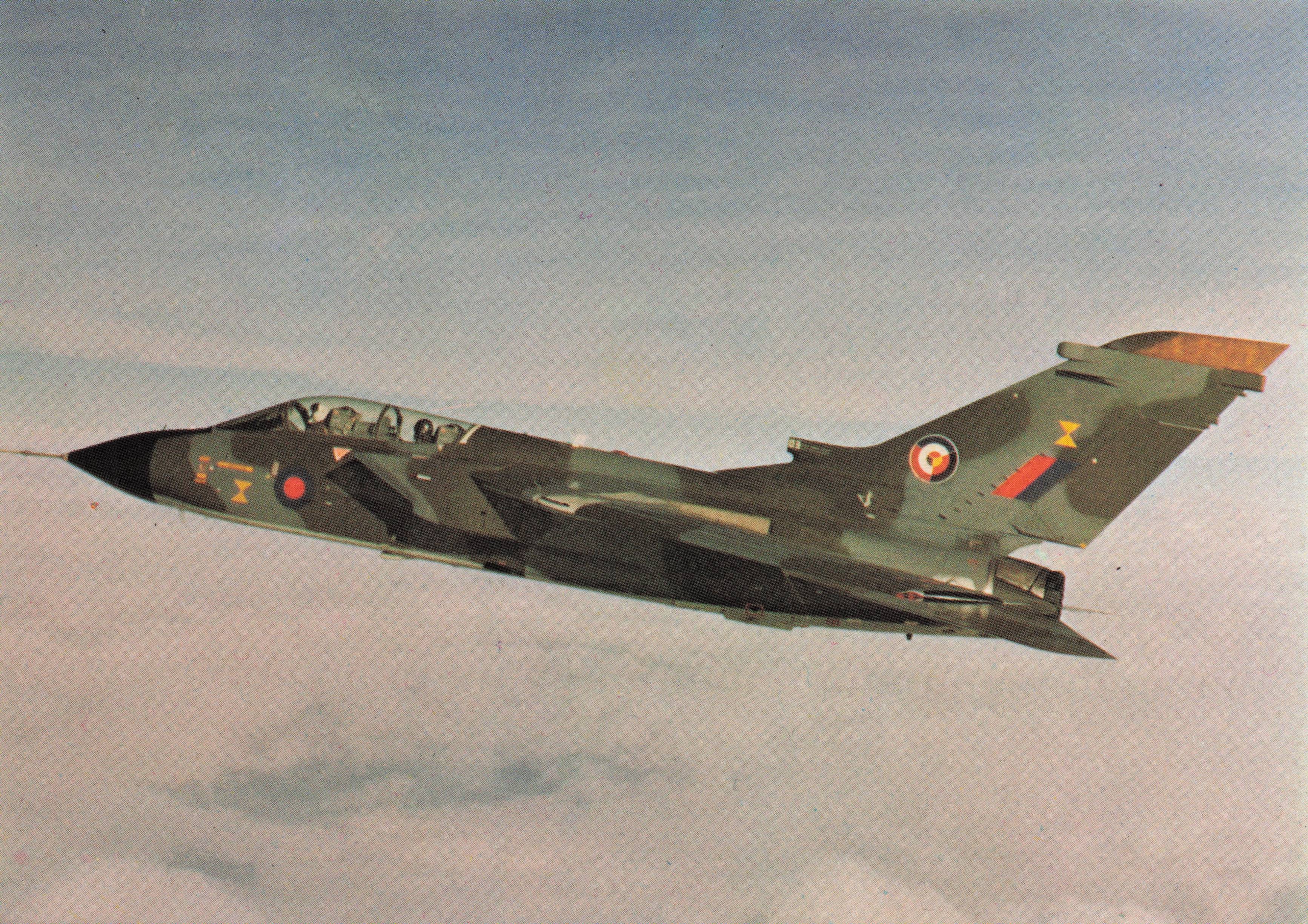 Panavia Tornado Jet Fighter RAF Strike Fleet Plane Military Aircraft Postcard