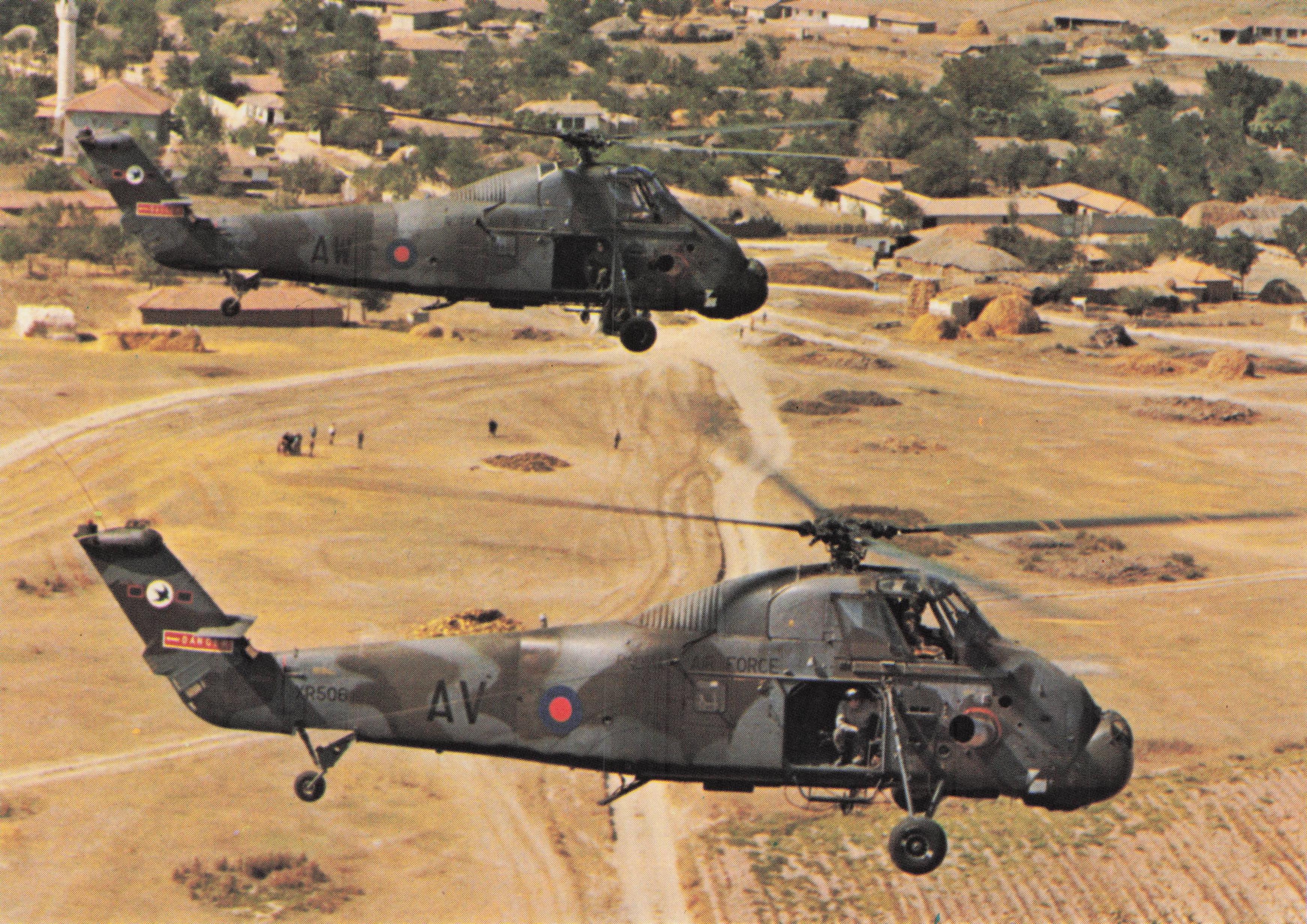 Westland Wessex HC2 RAF Fleet Helicopter Plane Military Aircraft Postcard
