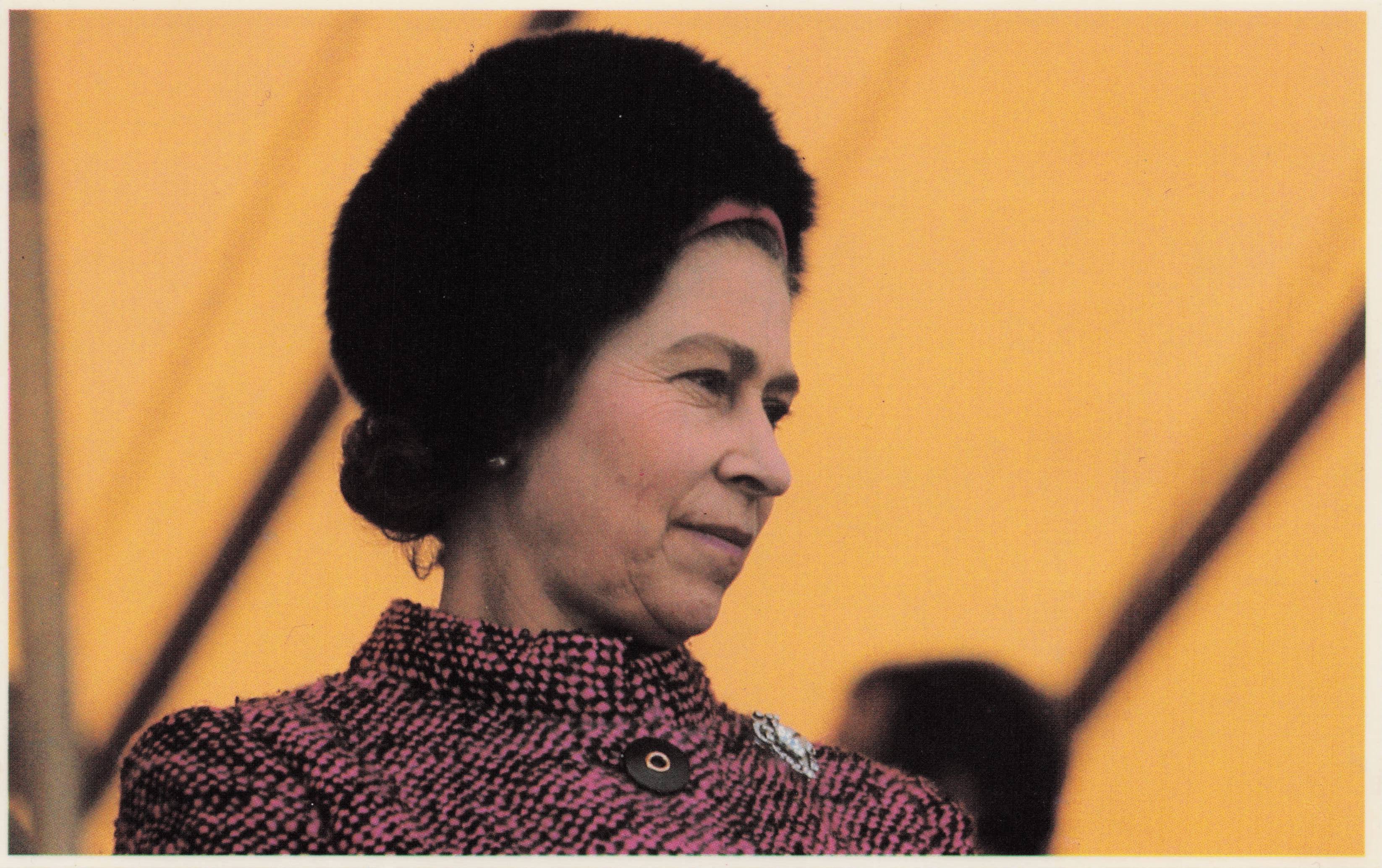 Badminton Horse Trials Equestrian Event May 1970 Queen Elizabeth II Rare Postcard