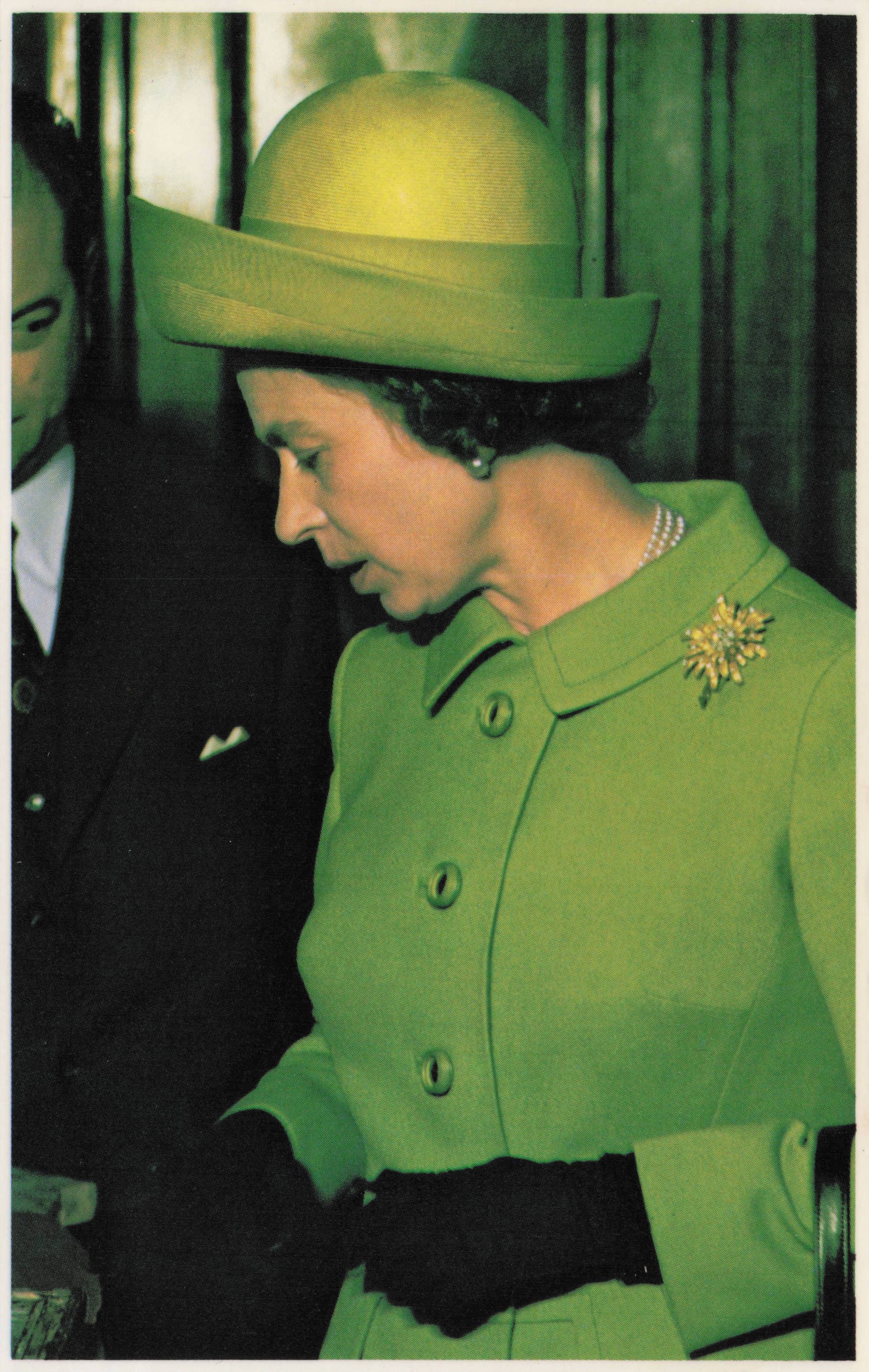 Queen Elizabeth II Yugoslavia Visit Belgrade State Tour 1972 Royal Photo Postcard