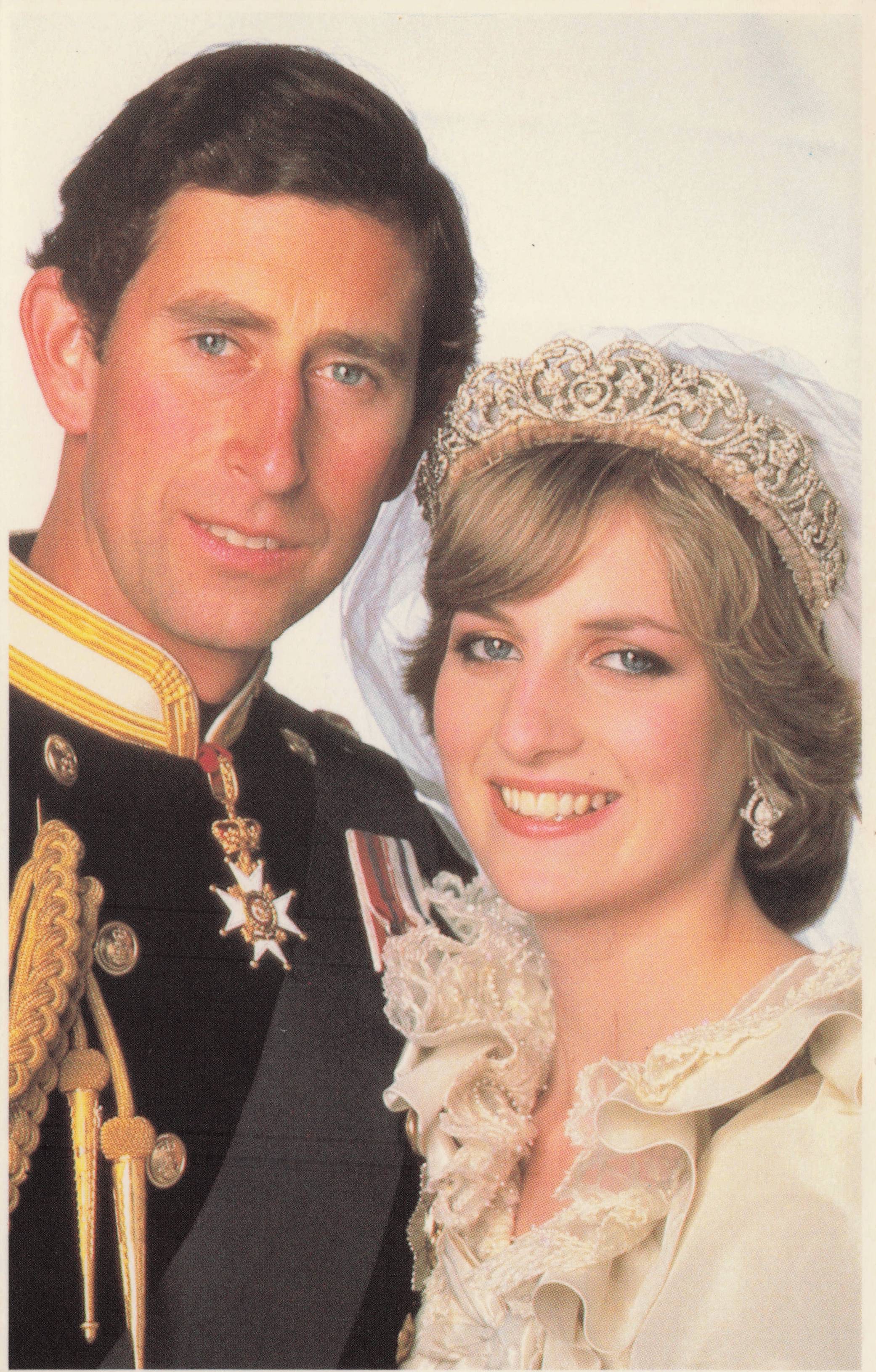 Prince Charles Princess Diana Royal Wedding 1981 Patrick Lichfield Photo Postcard