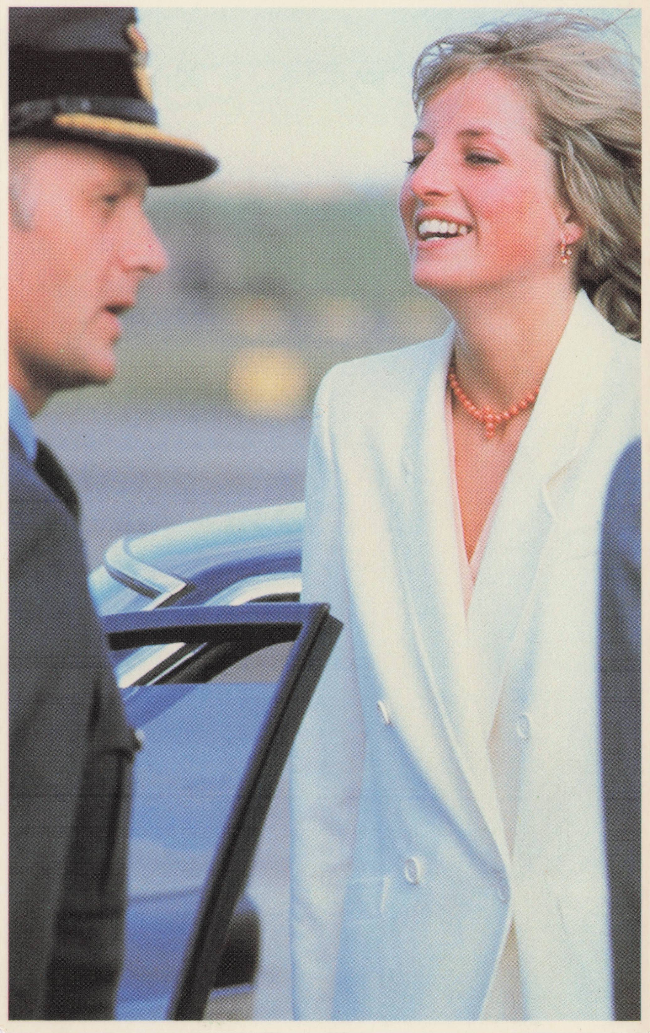Honeymoon Cruise Return Prince Charles Princess Diana Royal Wedding Postcard