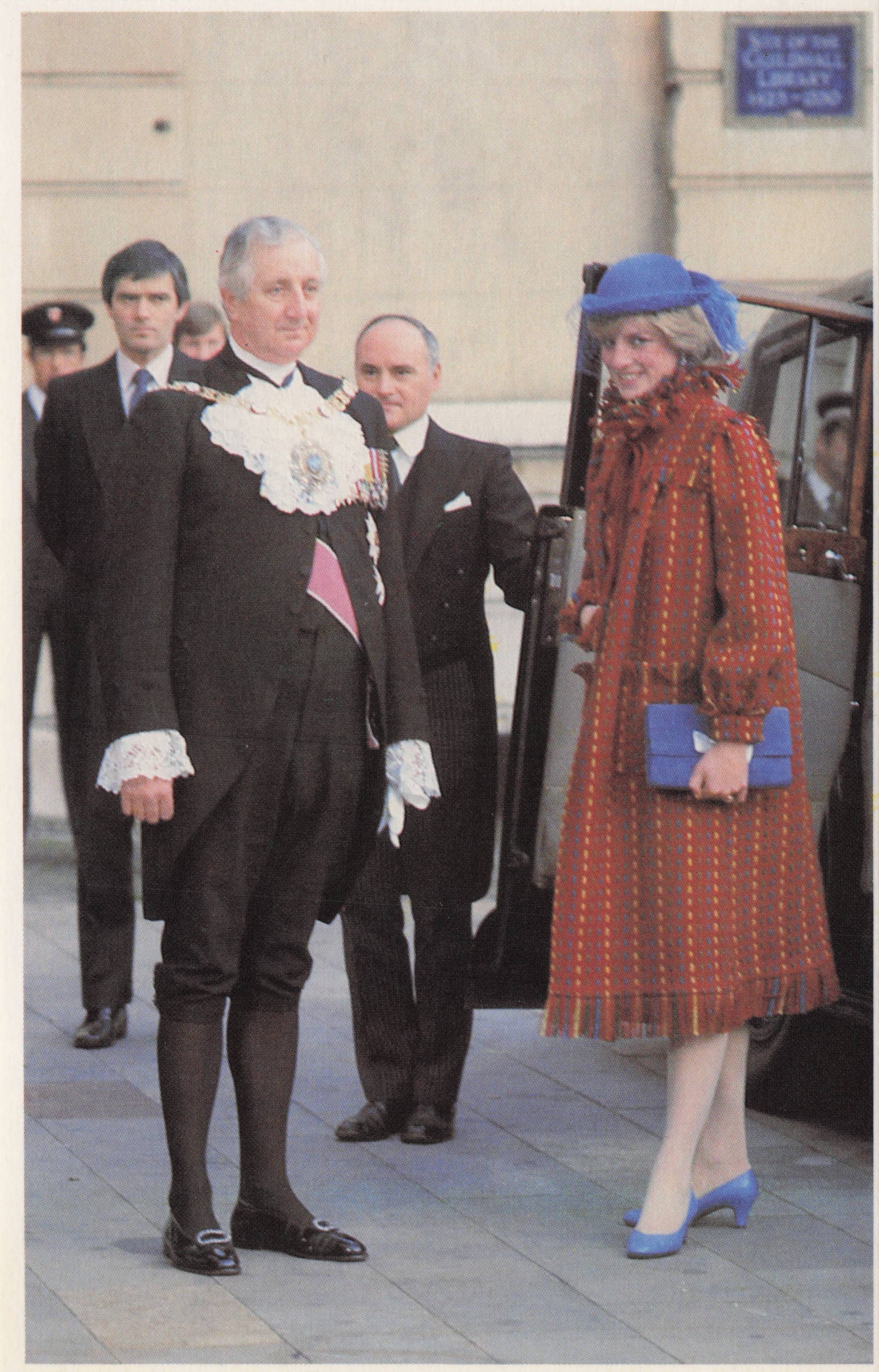 Guildhall London Banquet Prince Charles Princess Diana Royal Wedding 1981 Postcard
