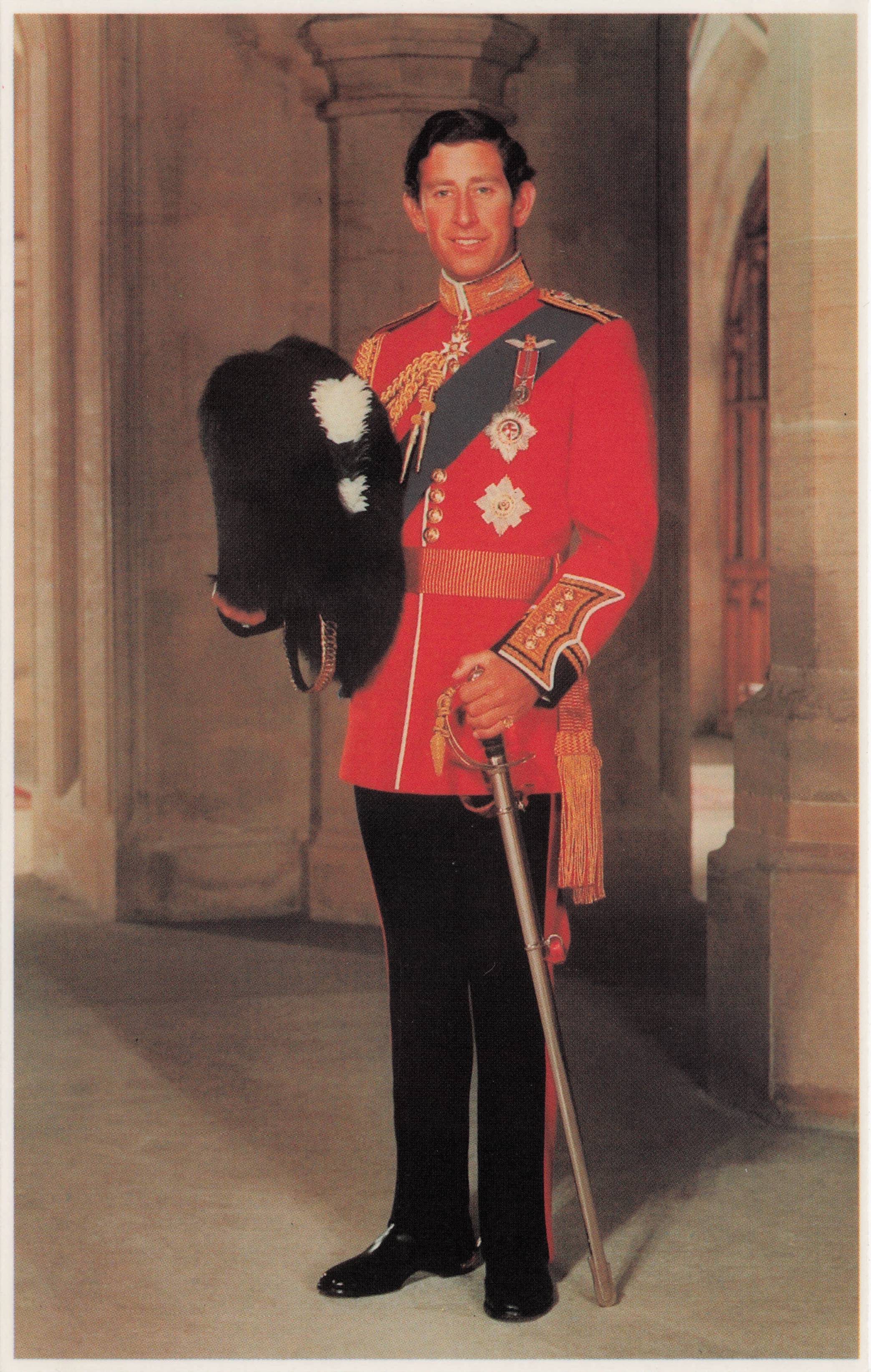 Prince Charles Royal Wedding Colonel Of The Welsh Royal Guards Uniform Postcard