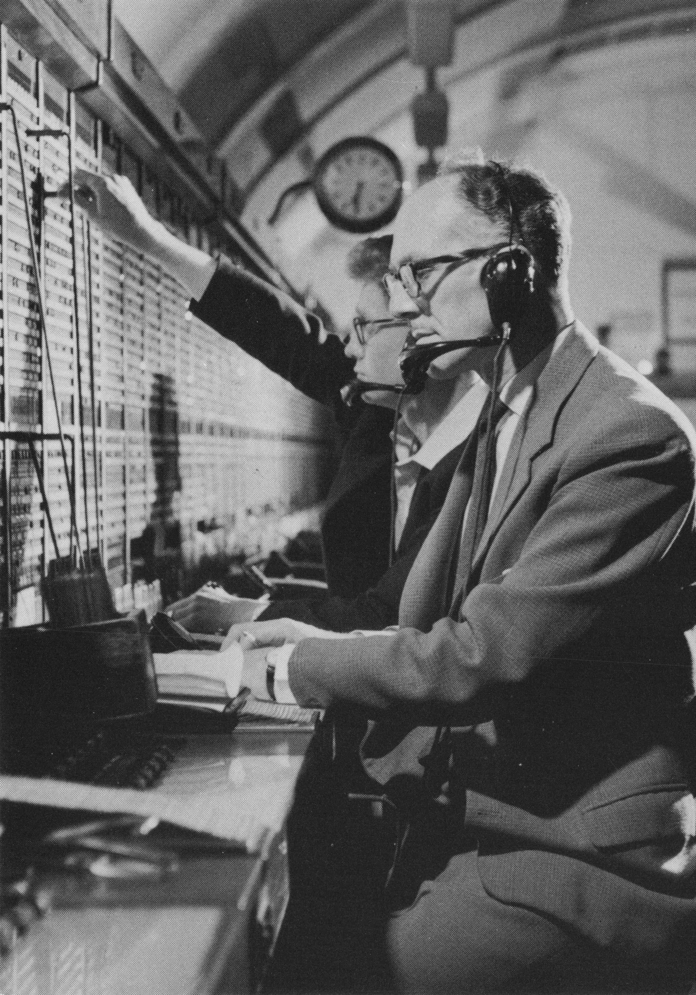 Brighton Sussex 1960s Old Phone Telephone Exchange Operator Postcard