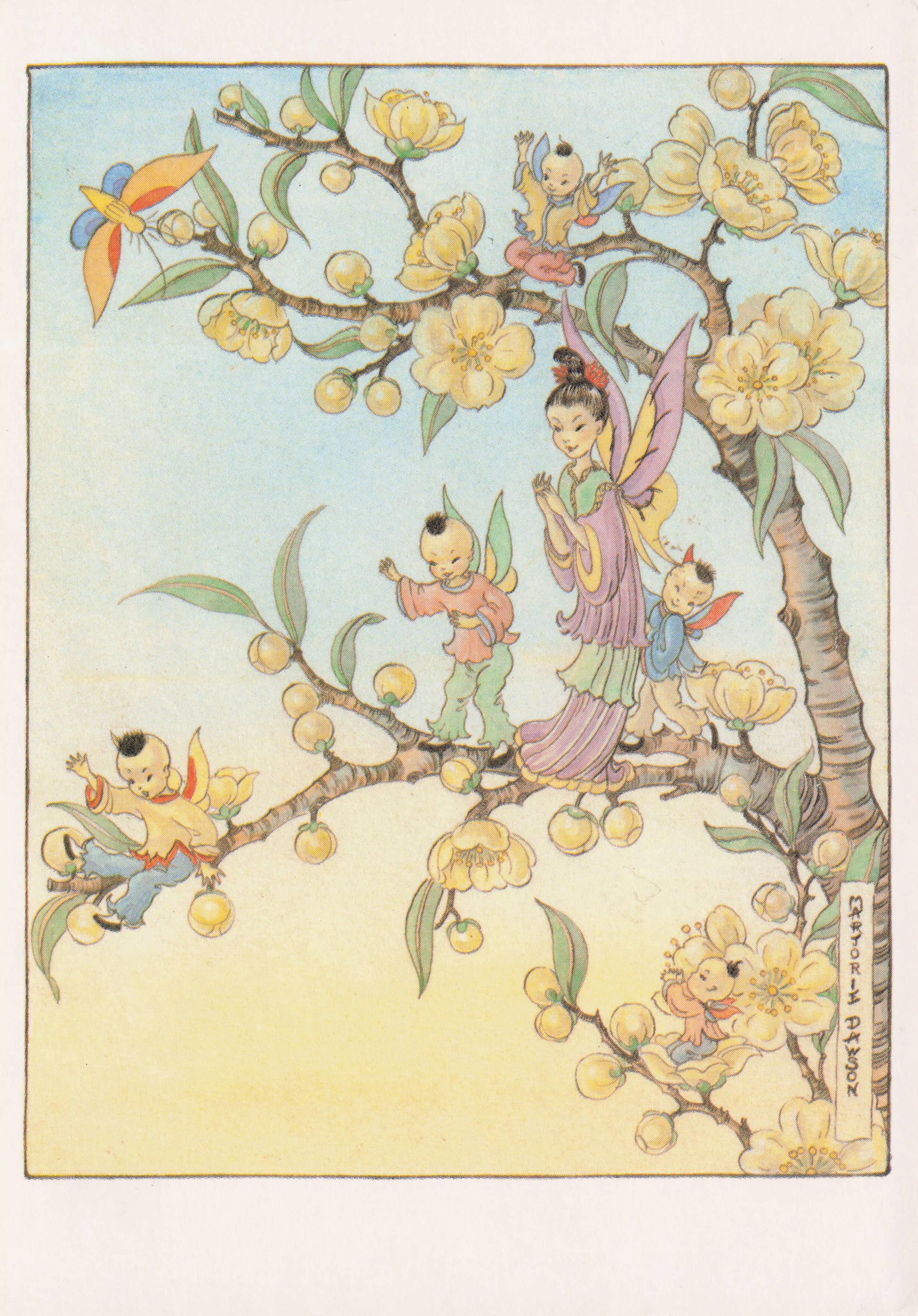 Ivory Garden The Fairy World Collection Marjorie Dawson Rare Postcard