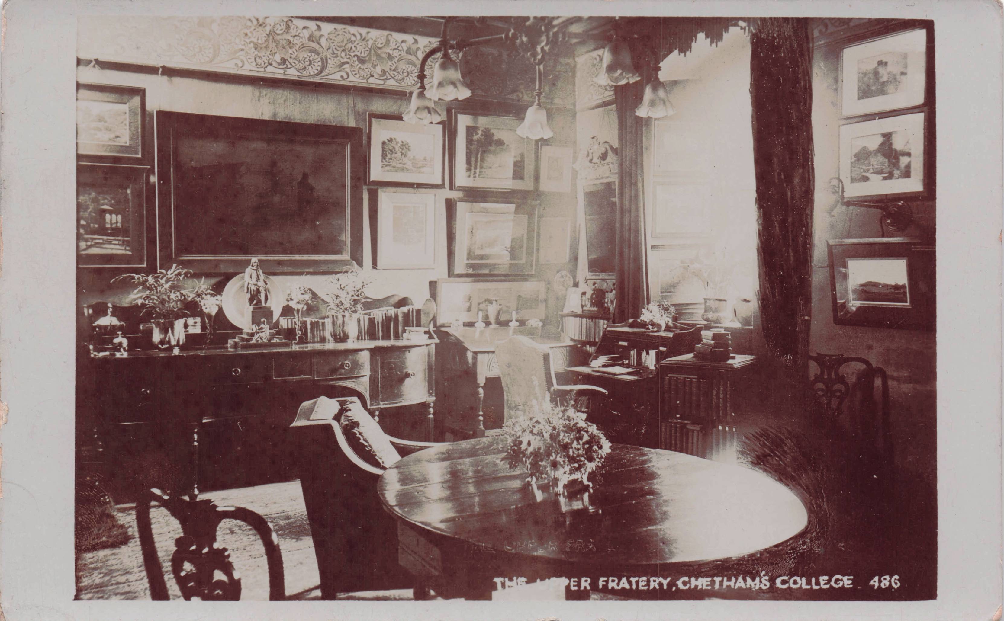 Upper Fratery Cheetham College Manchester Real Photo Postcard