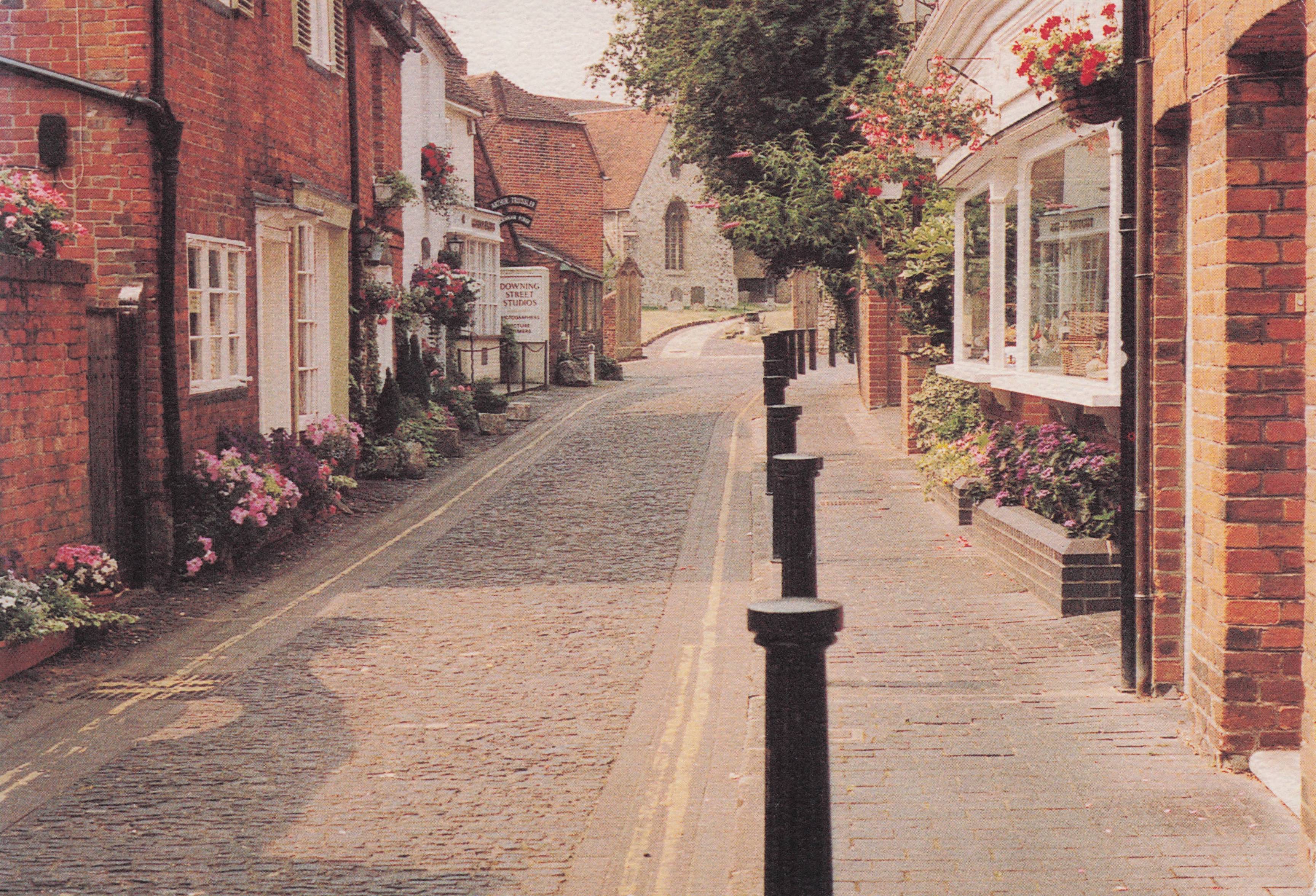 Pullingers In Upper Church Lane Farnham Surrey Limited Edition Postcard