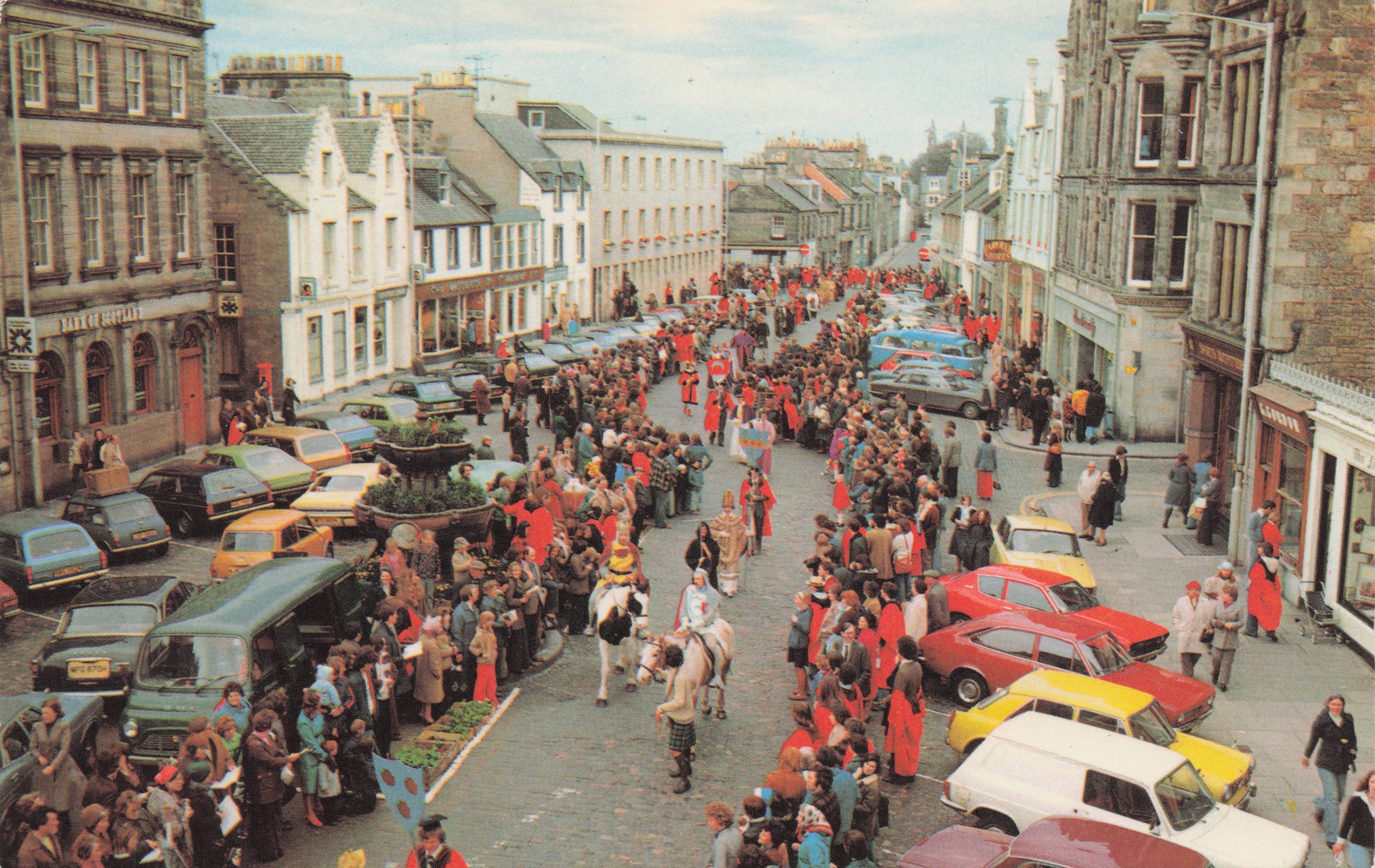Kate Kennedy 1970s Scottish Street Procession St Andrews Scotland Rare Postcard