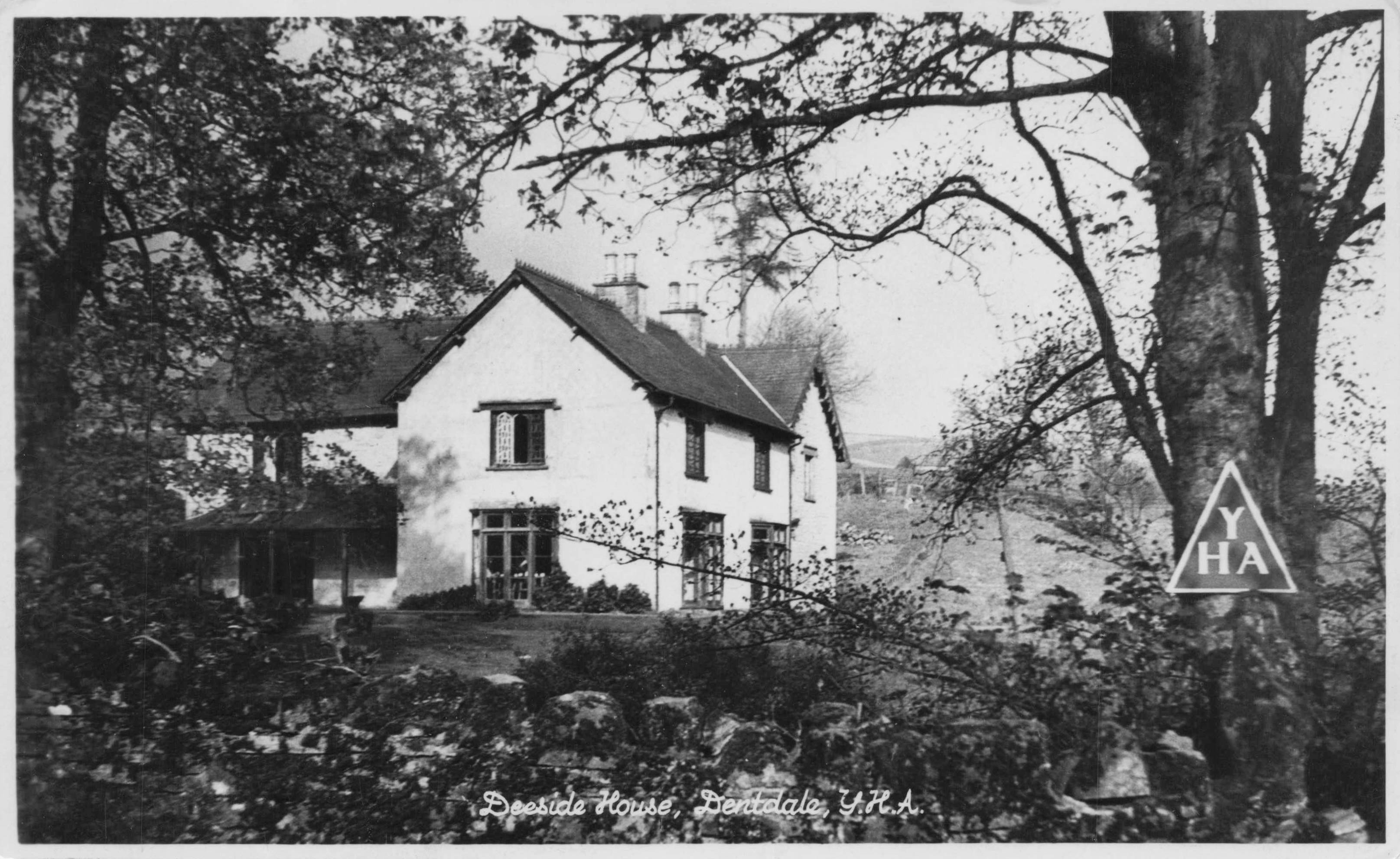 Deeside House Dentdale Yorkshire Youth Hostel Old Real Photo Postcard