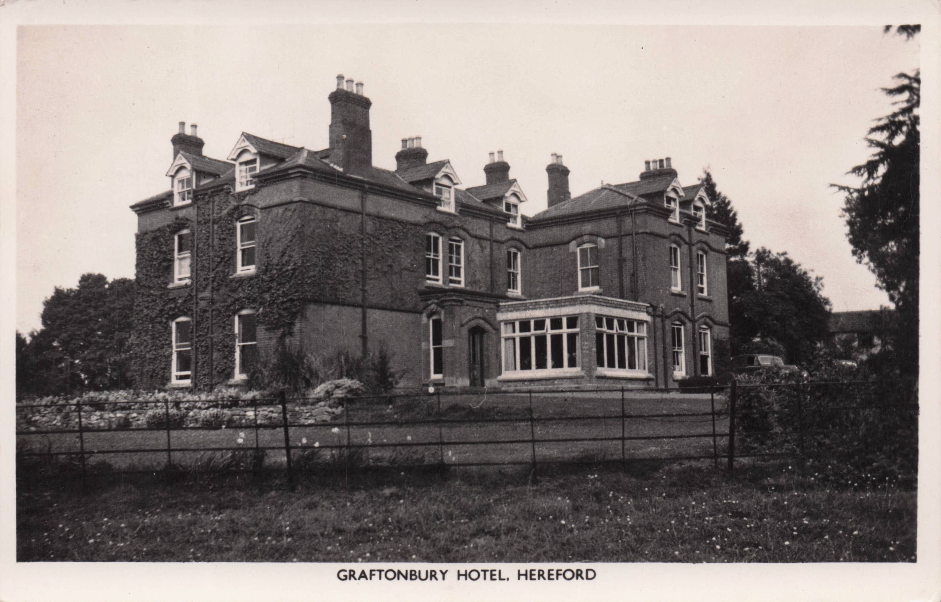 Graftonbury Hotel Hereford Stunning Real Photo Old Postcard
