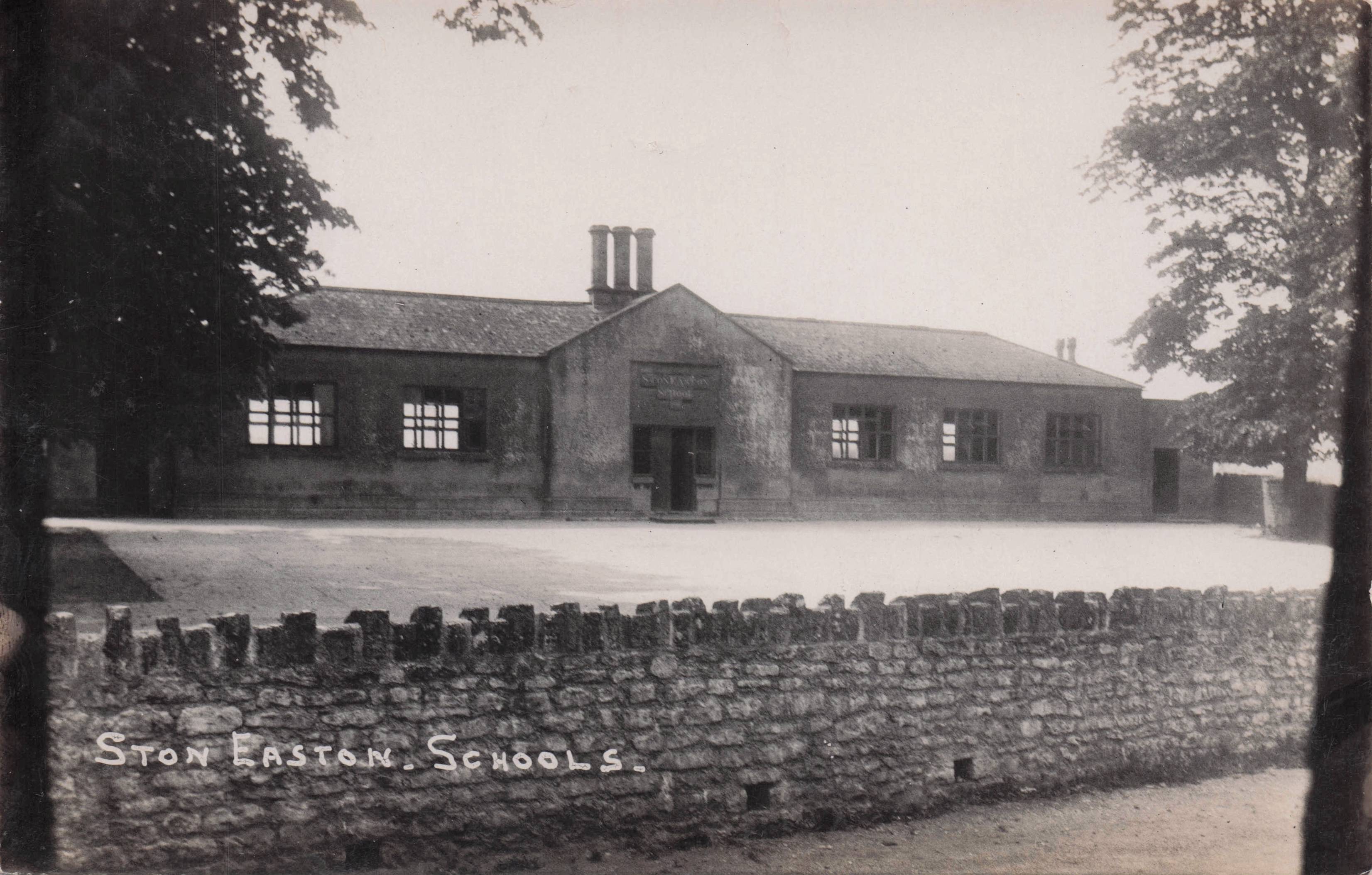 Ston Easton Schools Somerset Antique Real Photo Postcard