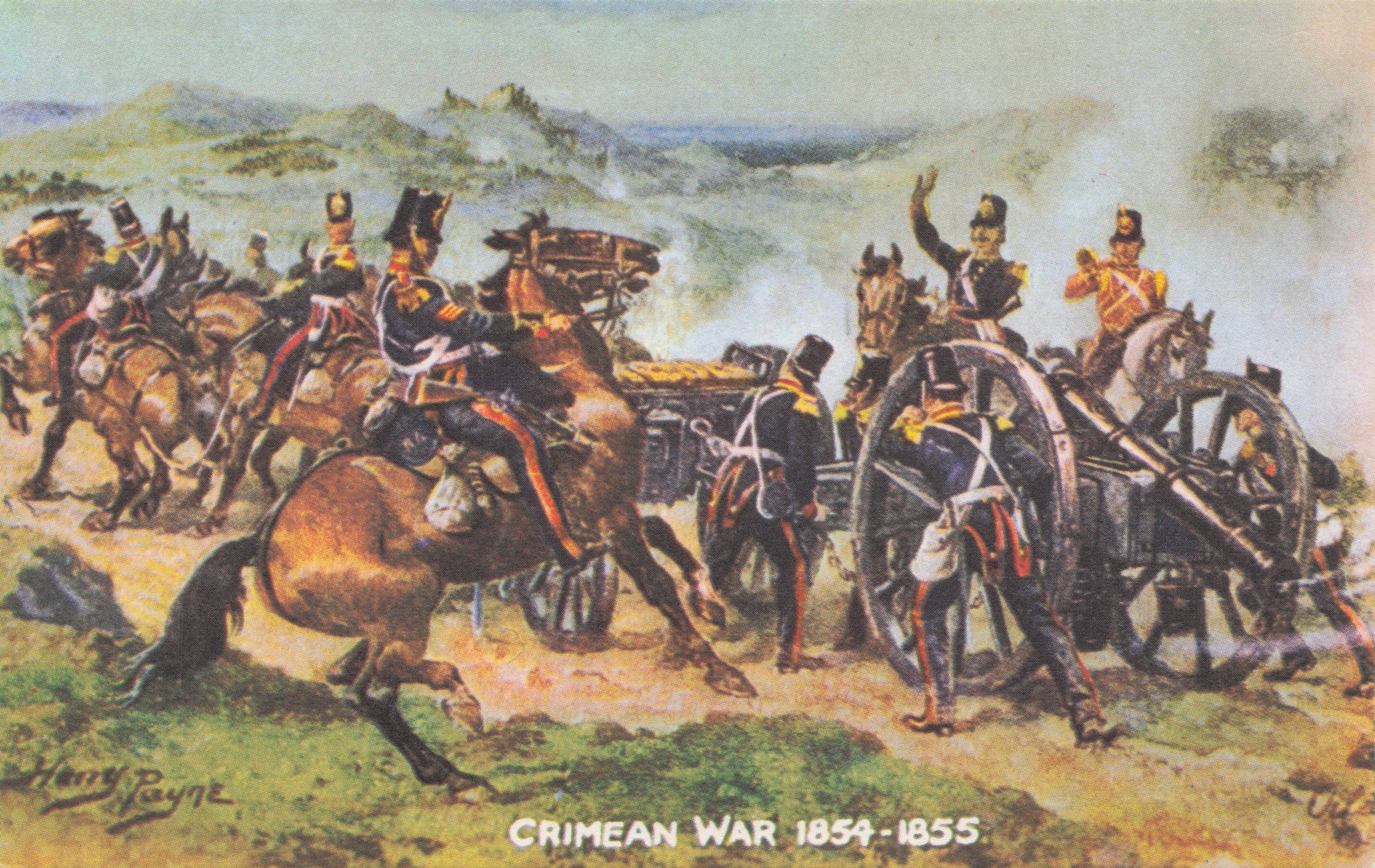 Crimean War 1854 - 1855 Tucks Oilette Military Harry Payne Antique Postcard