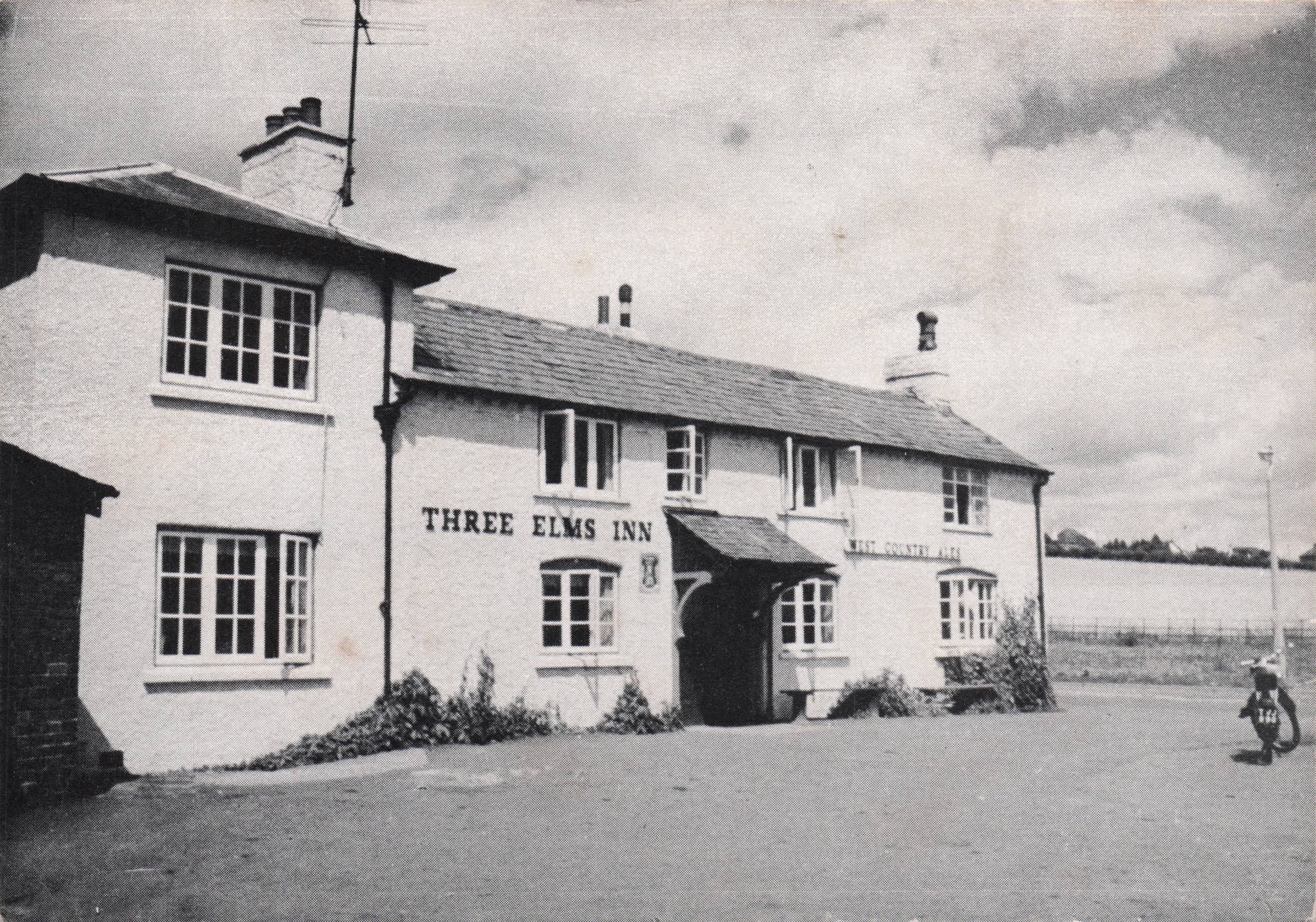 Three Elms Pub Hereford Vintage Rare Womens Instutite Postcard