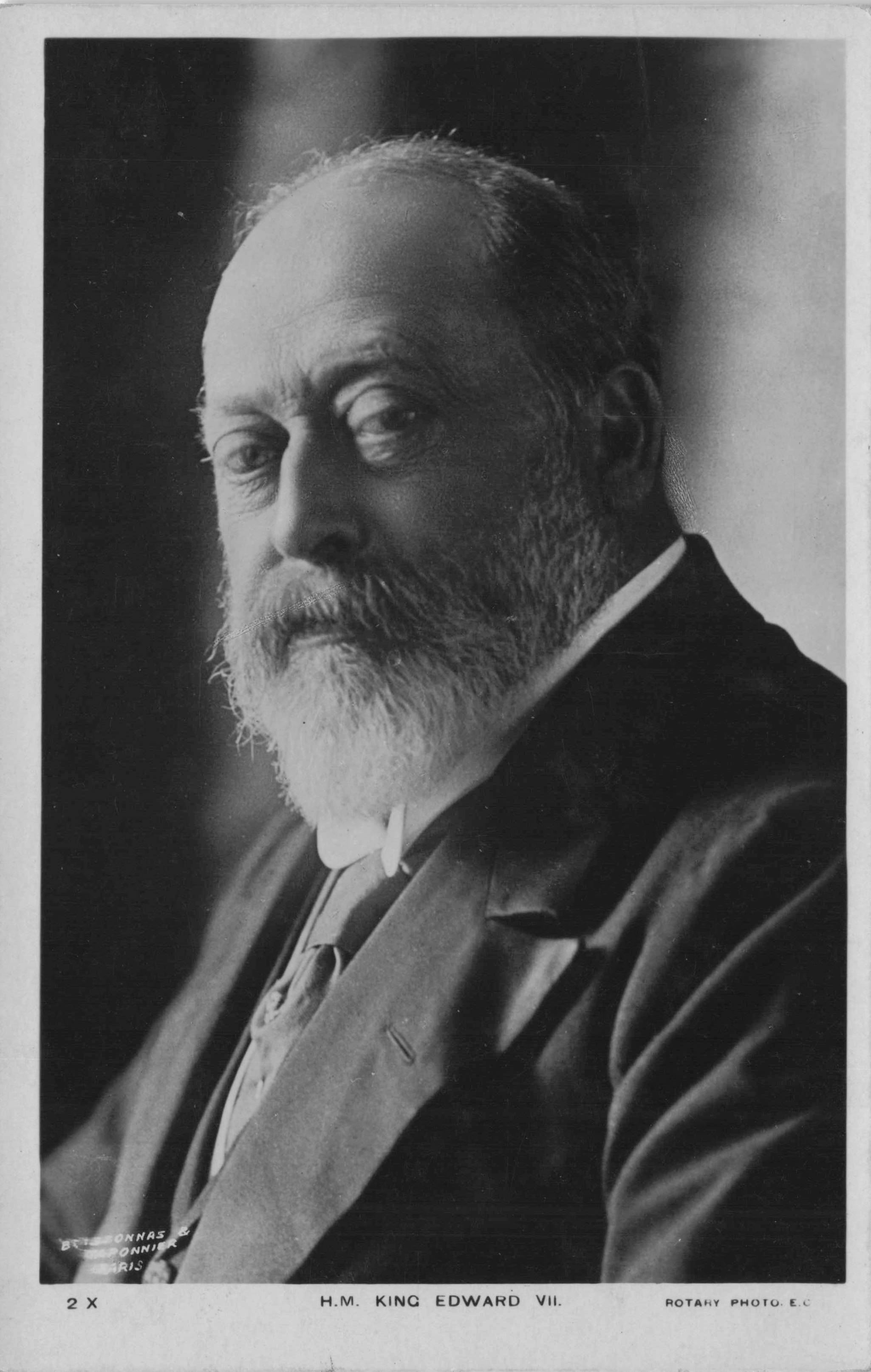 King Edward VII Royal Rotary Photographic Series Old Postcard