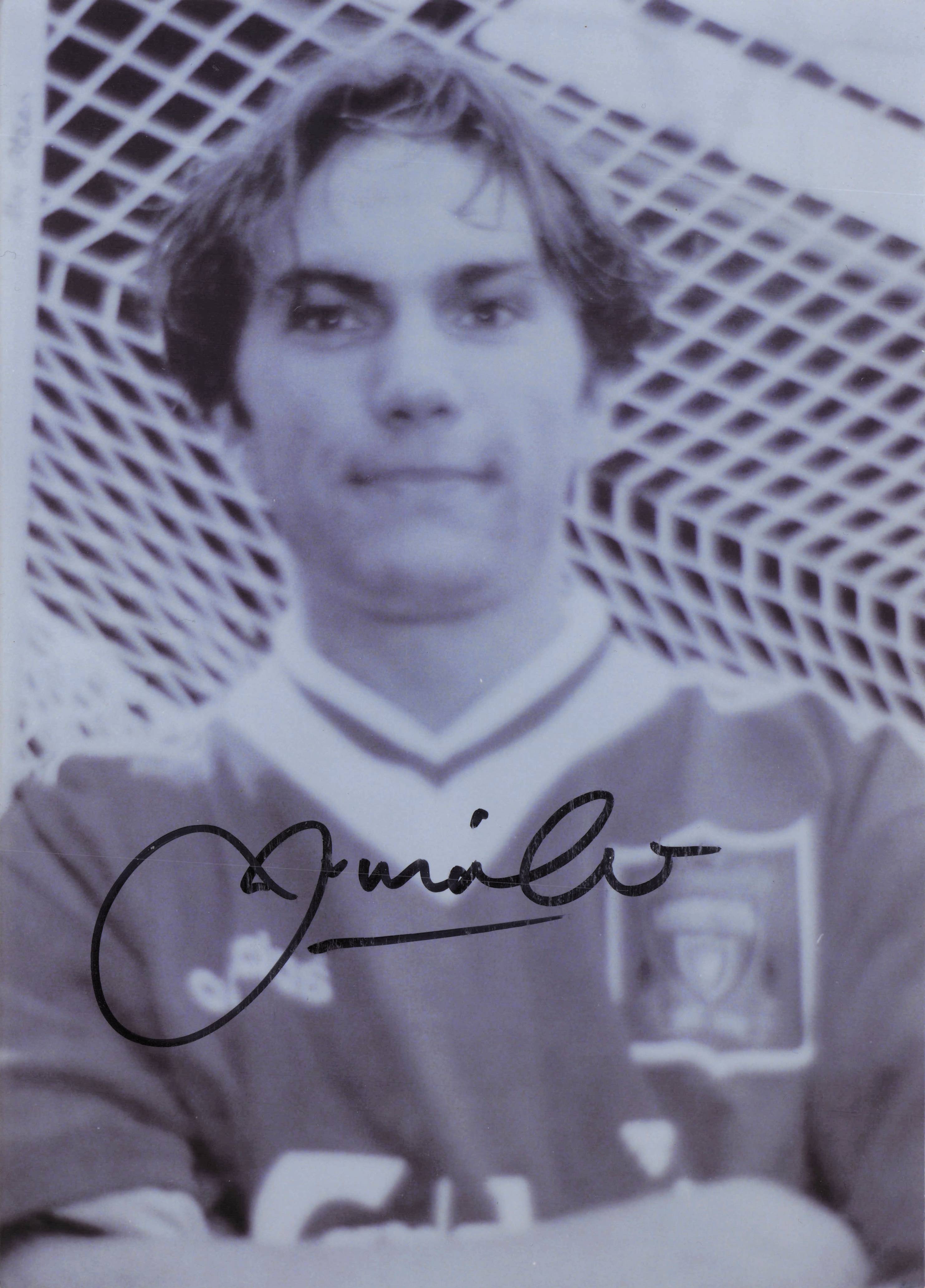 Unidentified Liverpool 1980s 1990s Player Possibly Goalkeeper Hand Signed Photo