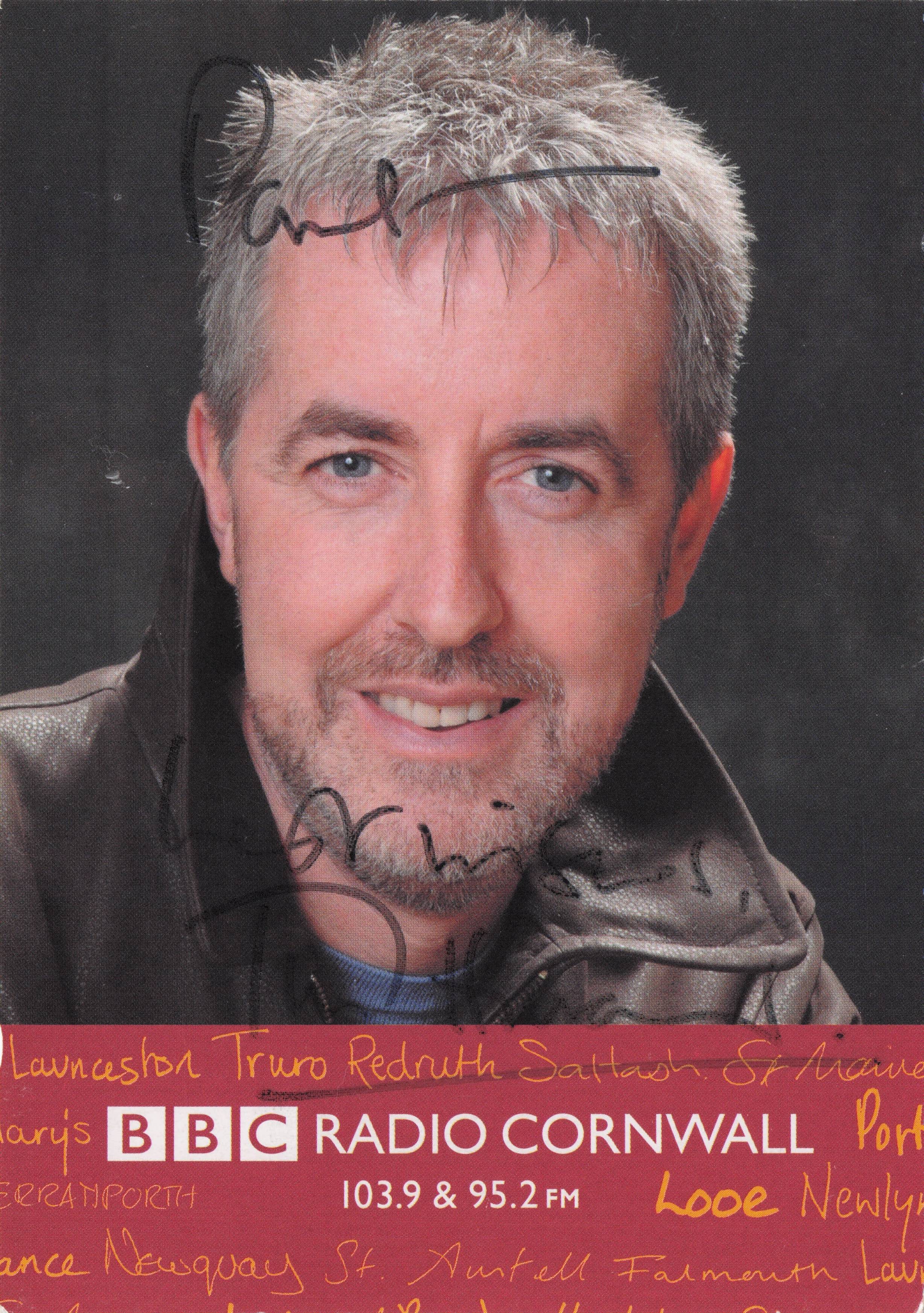 Tim Hubbbard BBC Radio Cornwall Hand Signed Cast Card Photo