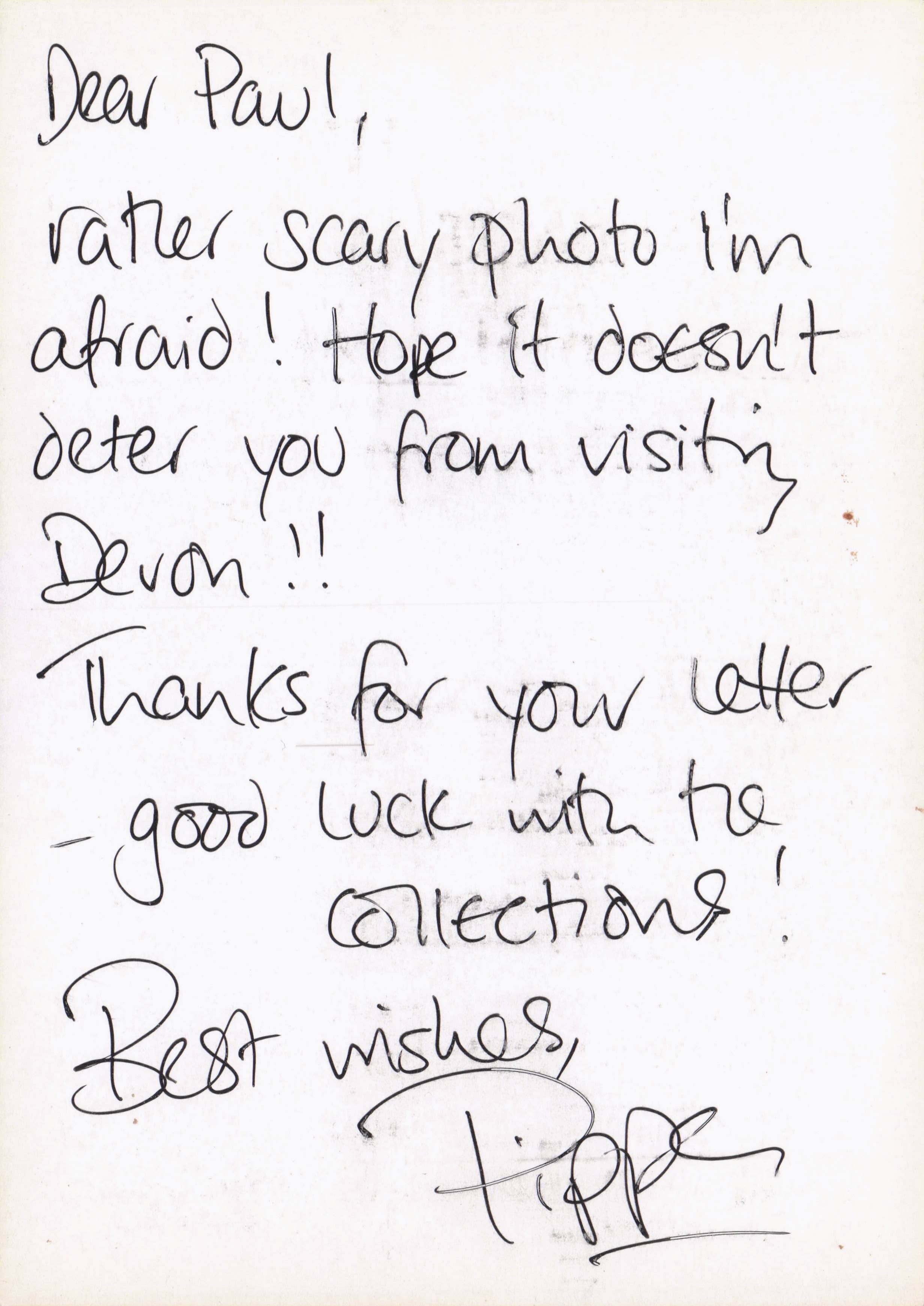 Pippa Quelch BBC Radio Devon DJ Vintage Hand Signed Cast Photo & MORE