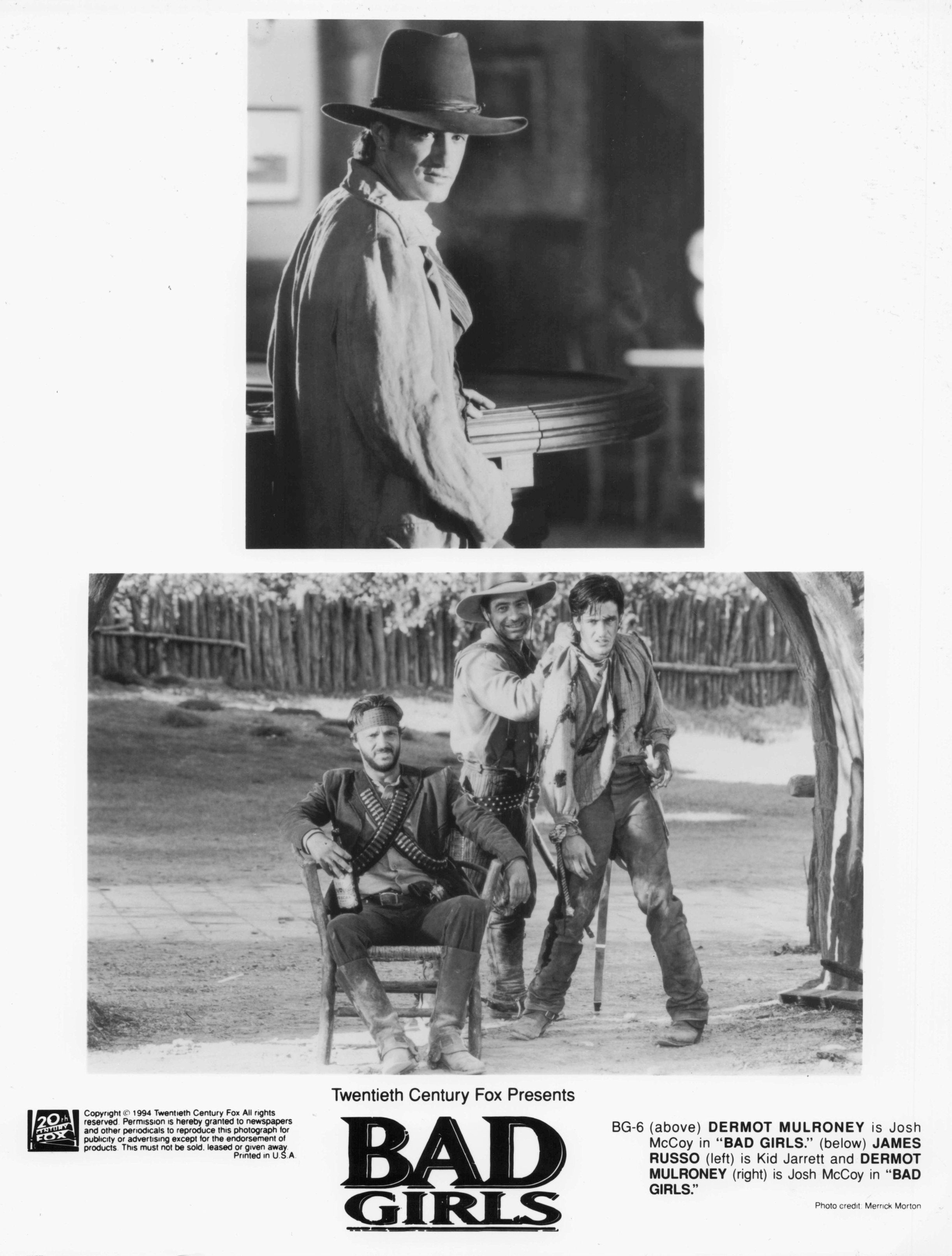 Dermot Mulroney James Russo Bad Girls 9x7 Media Press Publicity Still Photo