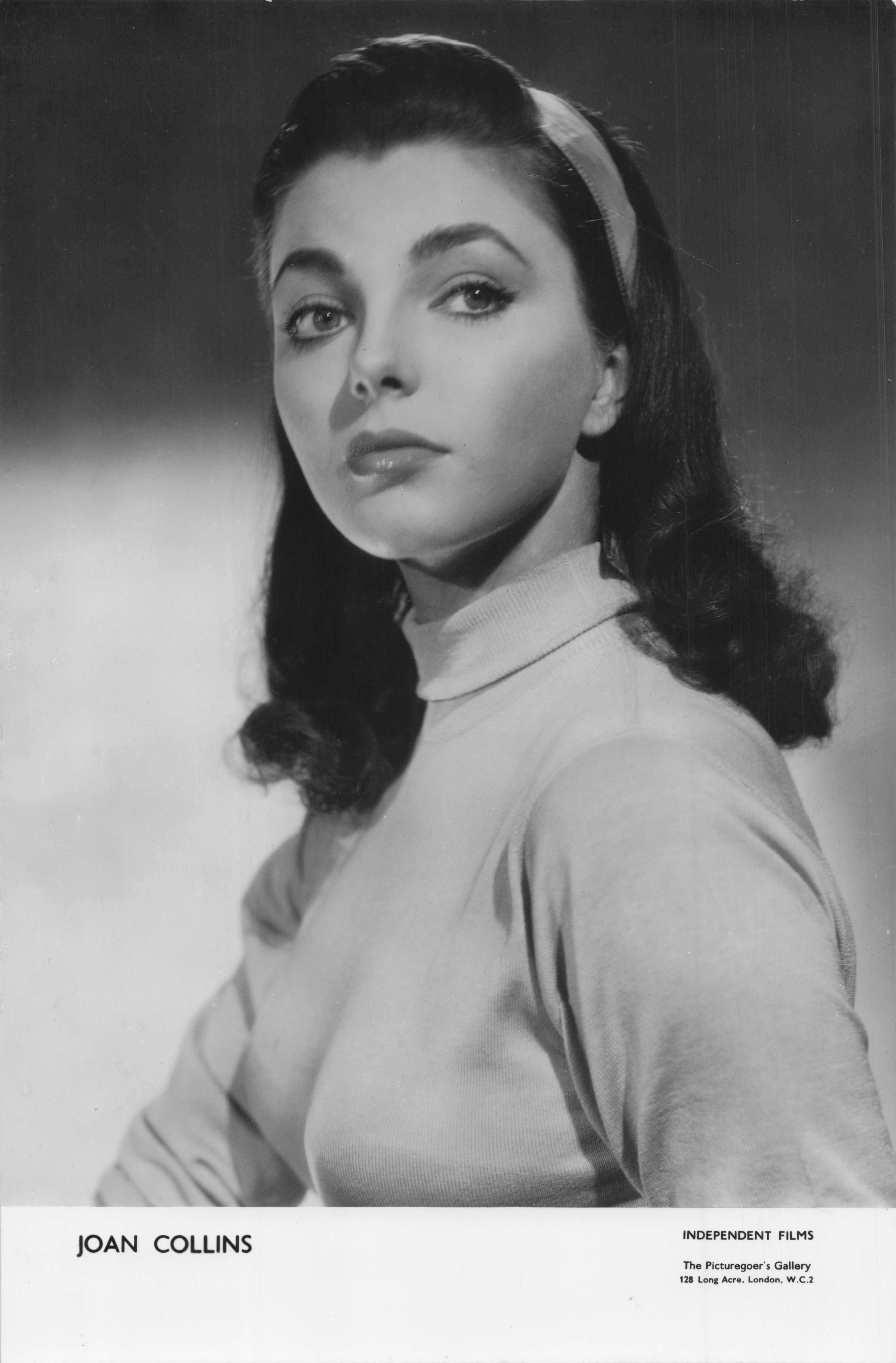 Joan Collins Independent Film Large Vintage Picturegoer Gallery 9x6 Photo Card