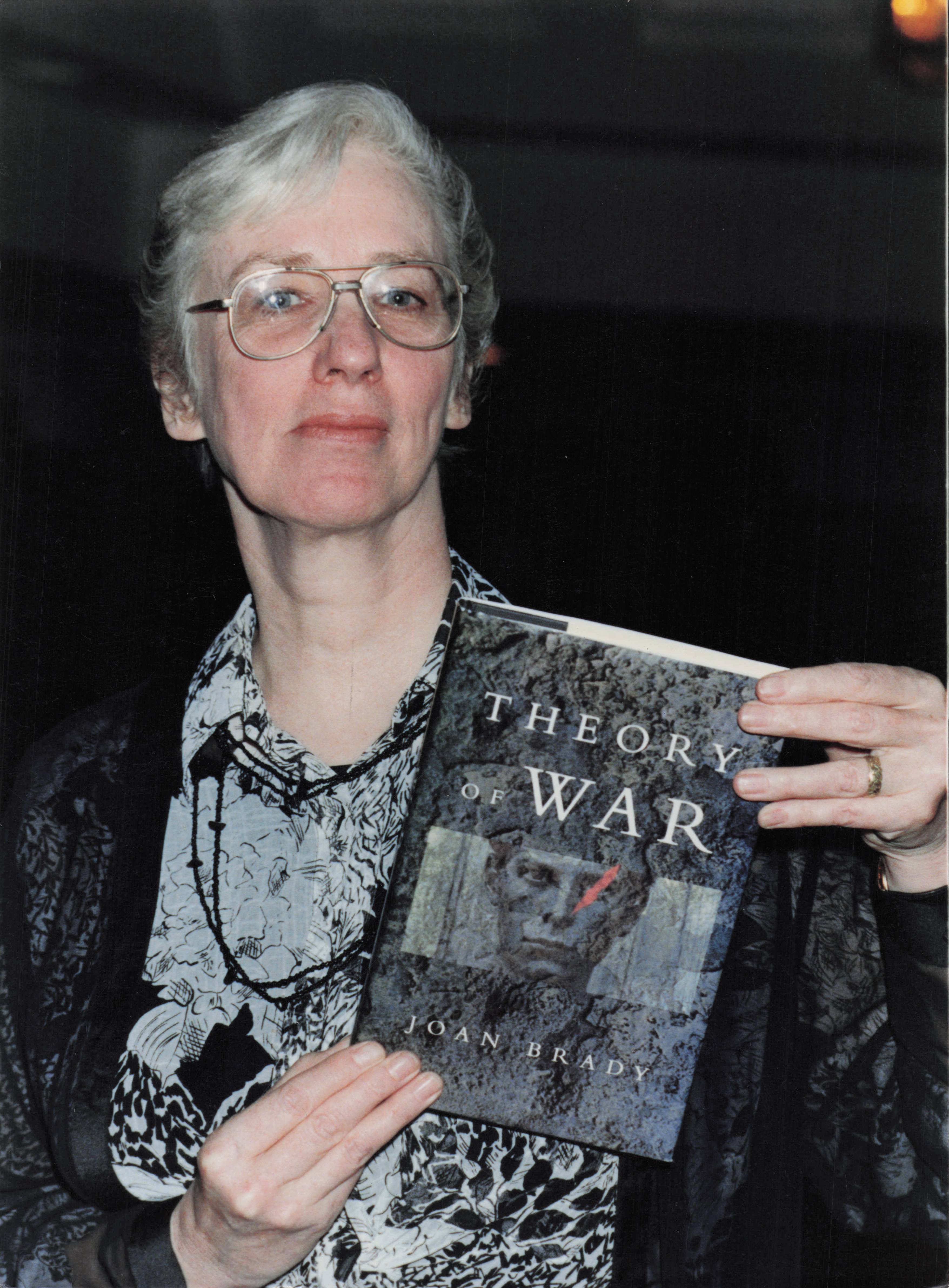 Joan Brady Award Win Theory Of War Book Author London 1994 Press Photo