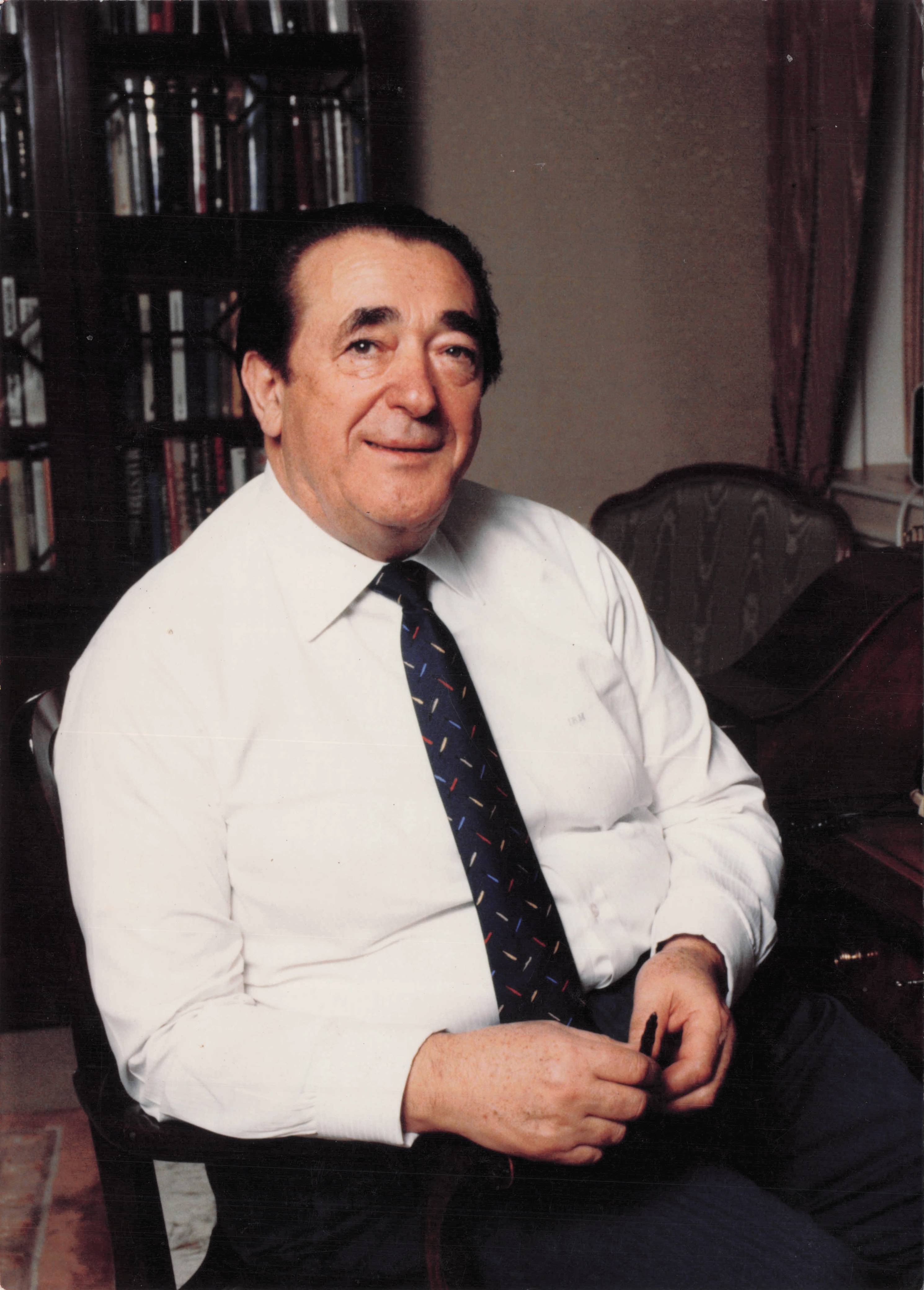 Robert Maxwell Mirror Newspaper Managing Director 1987 Press Photo