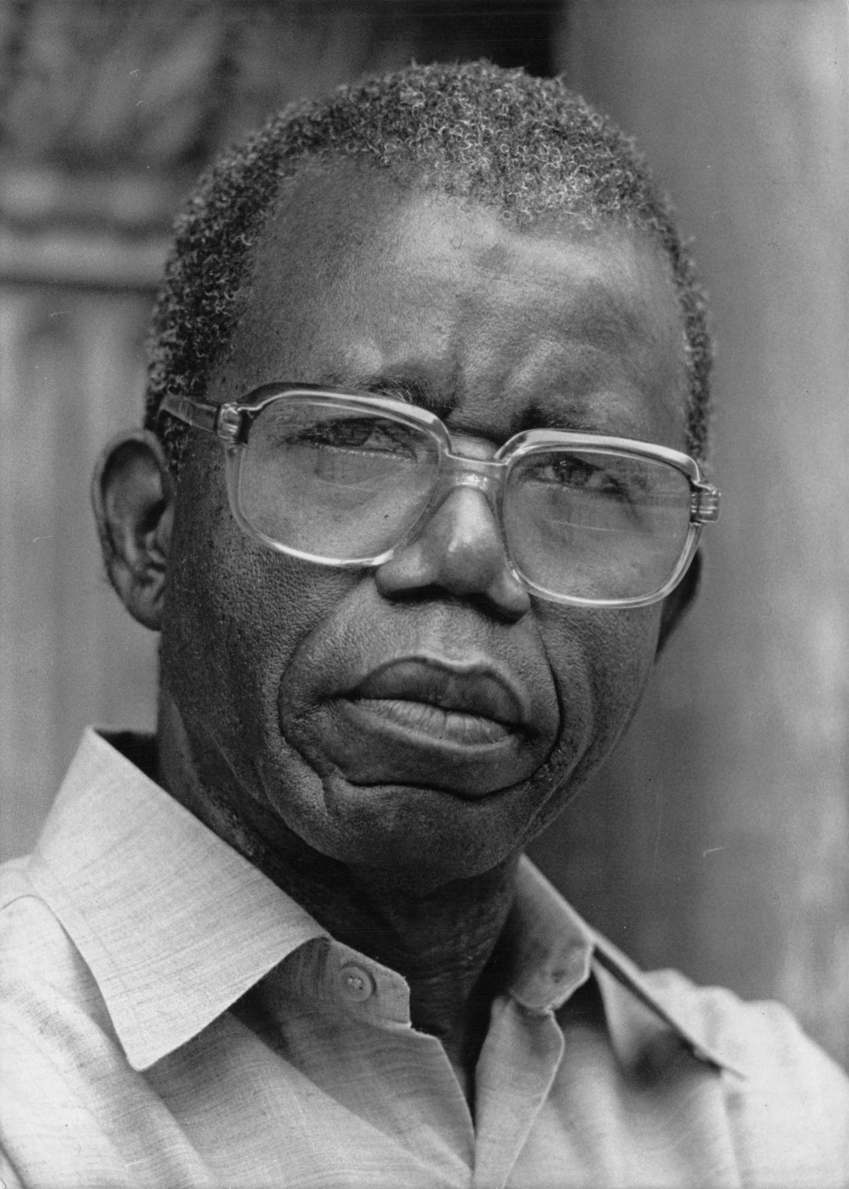 Chinua Achebe Nigerian African Book Author Poet Critic Camera Press Photo