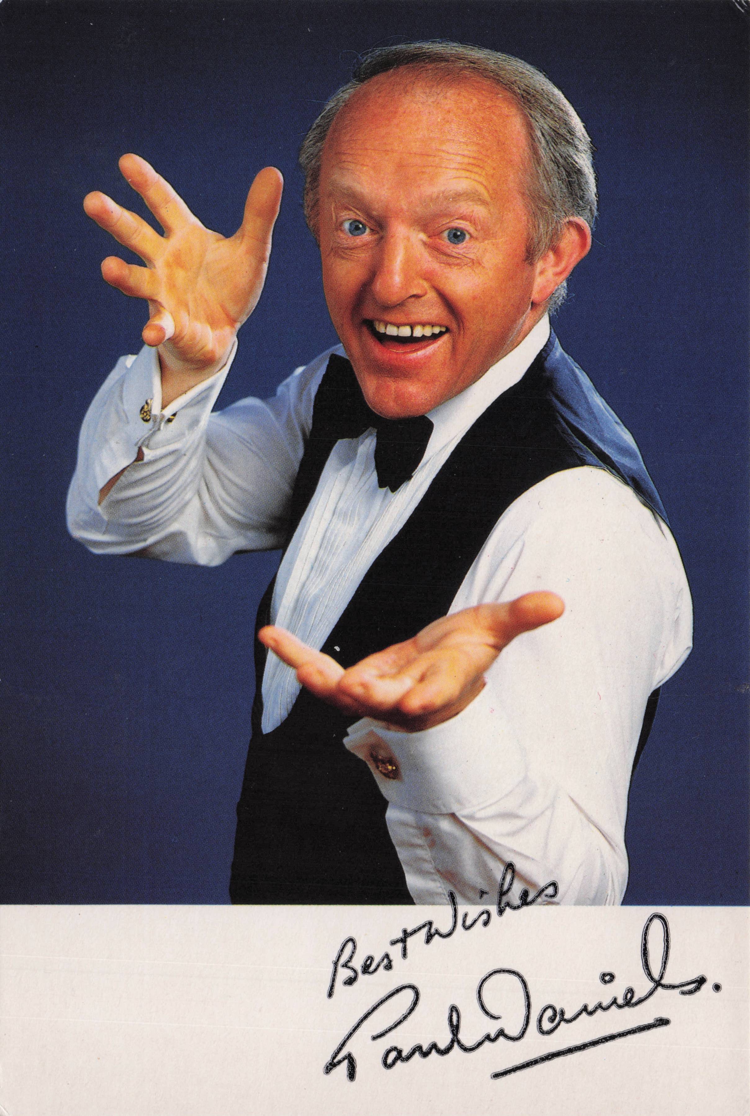 Paul Daniels TV Magic Show Television Magician Vintage Signed Photo