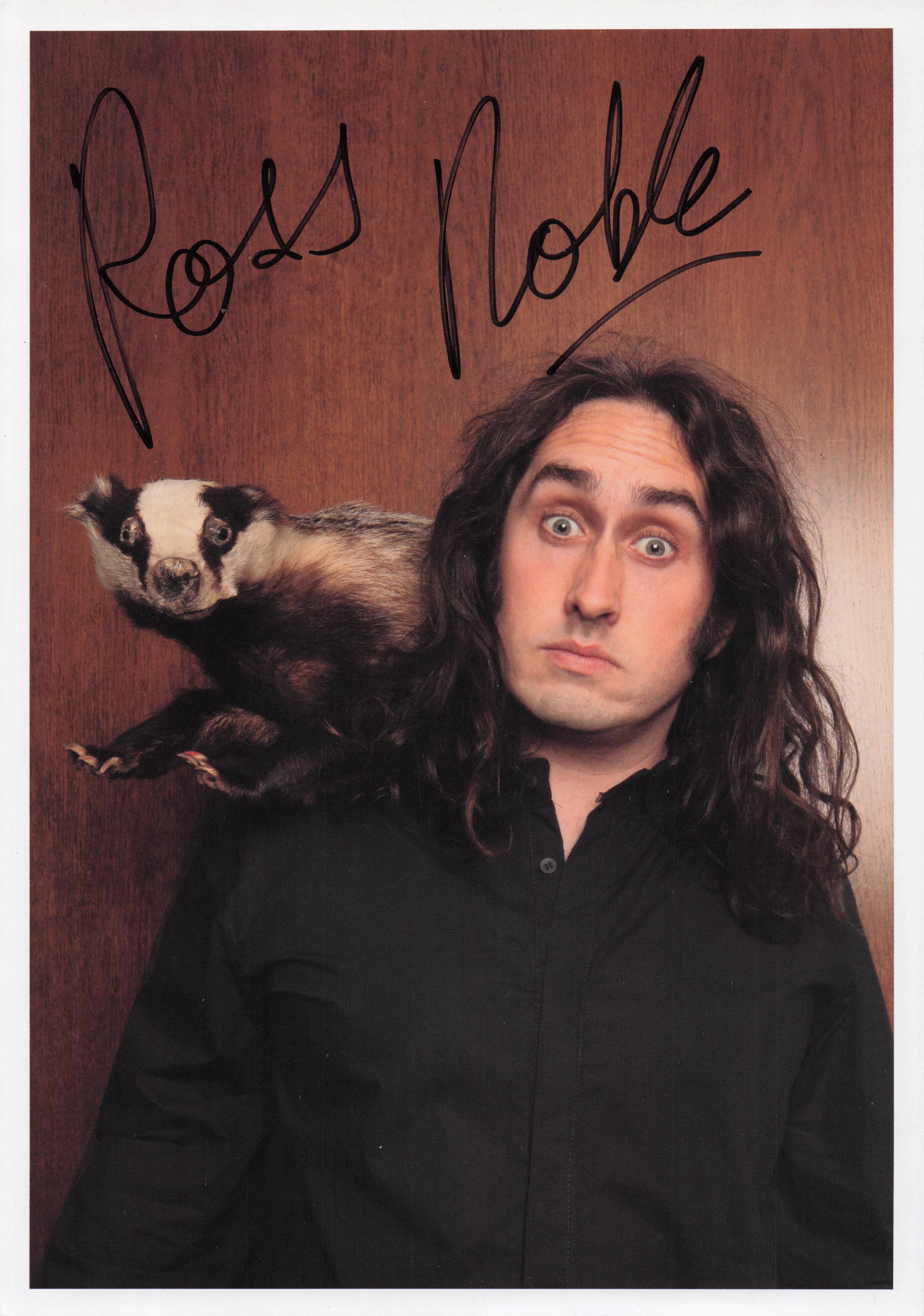 Ross Noble Comedian Young Frankenstein Official Large Hand Signed Photo