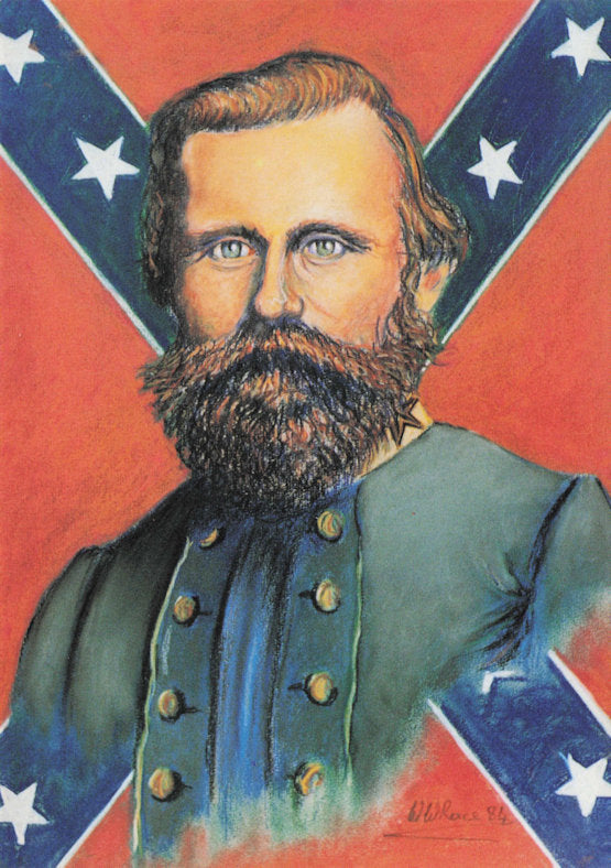 General James Ewell Brown JEB Stuart Old American Civil War Painting Postcard