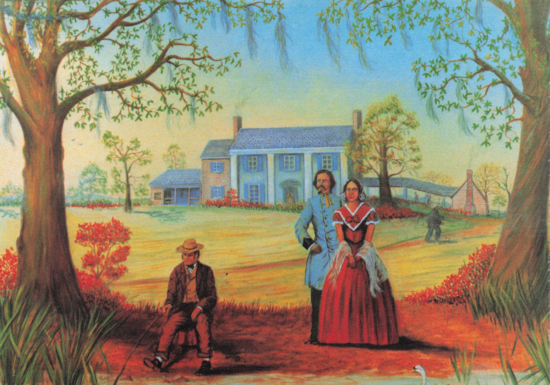 Just Before The Tempest American Military Civil War Revolution Painting Postcard