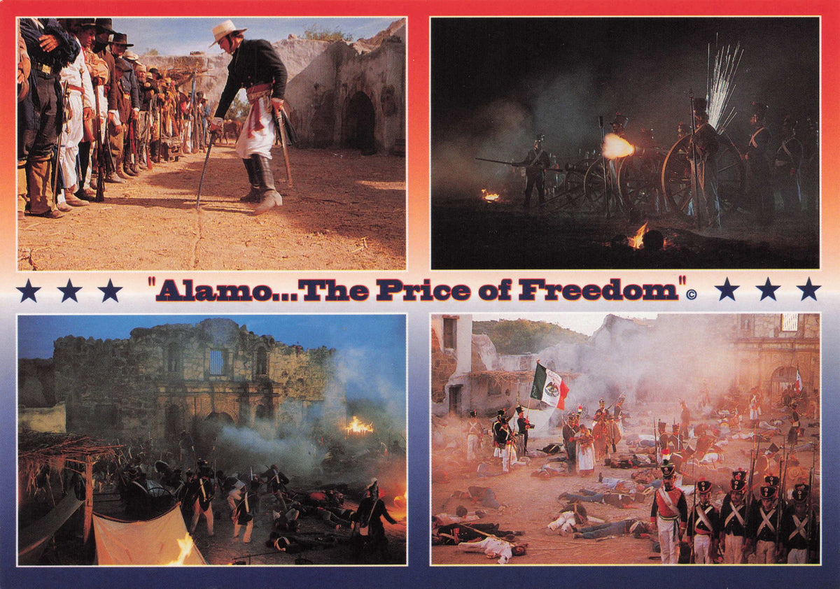 Battle Of The Alamo Price Of Freedom American Rare Photo Collection Postcard
