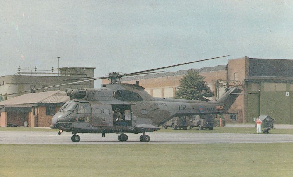 230 Squadron RAF Guteraloh West Germany Aircraft Ltd Postcard