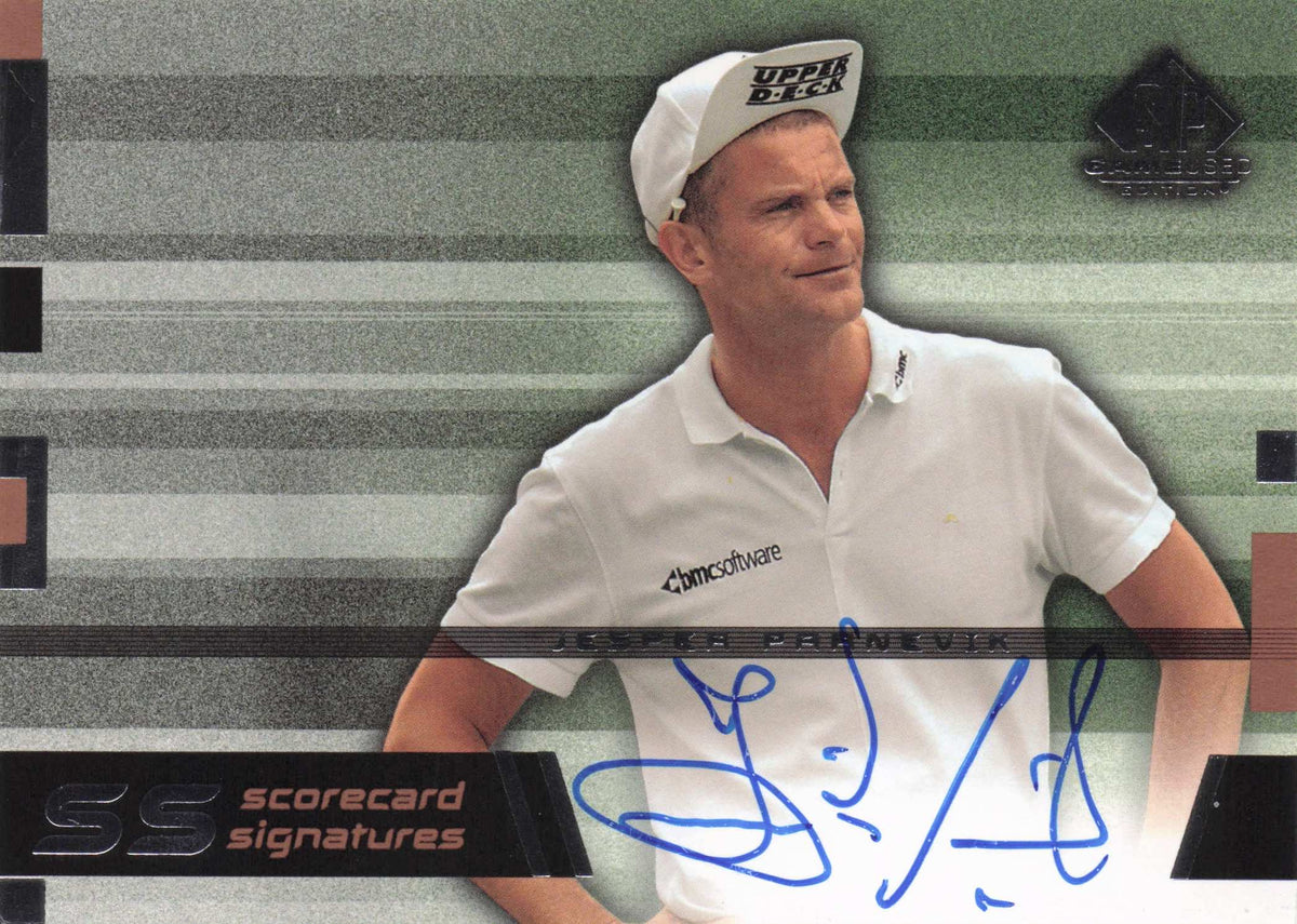 Jesper Parnevik Scorecard Signatures Hand Signed Golf Autograph Photo Card