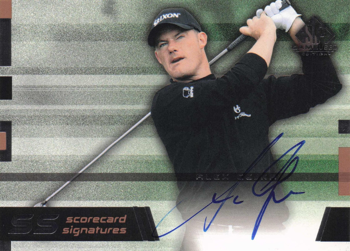 Alex Cejka Scorecard Signatures Hand Signed Golf Autograph Photo Card