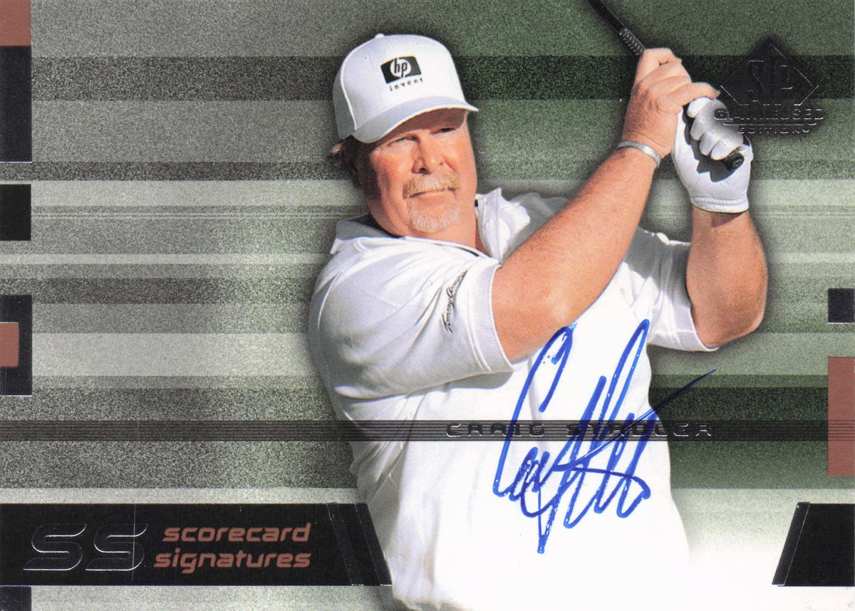 Craig Stadler Scorecard Signatures Golf Upper Deck Autograph Signed Card