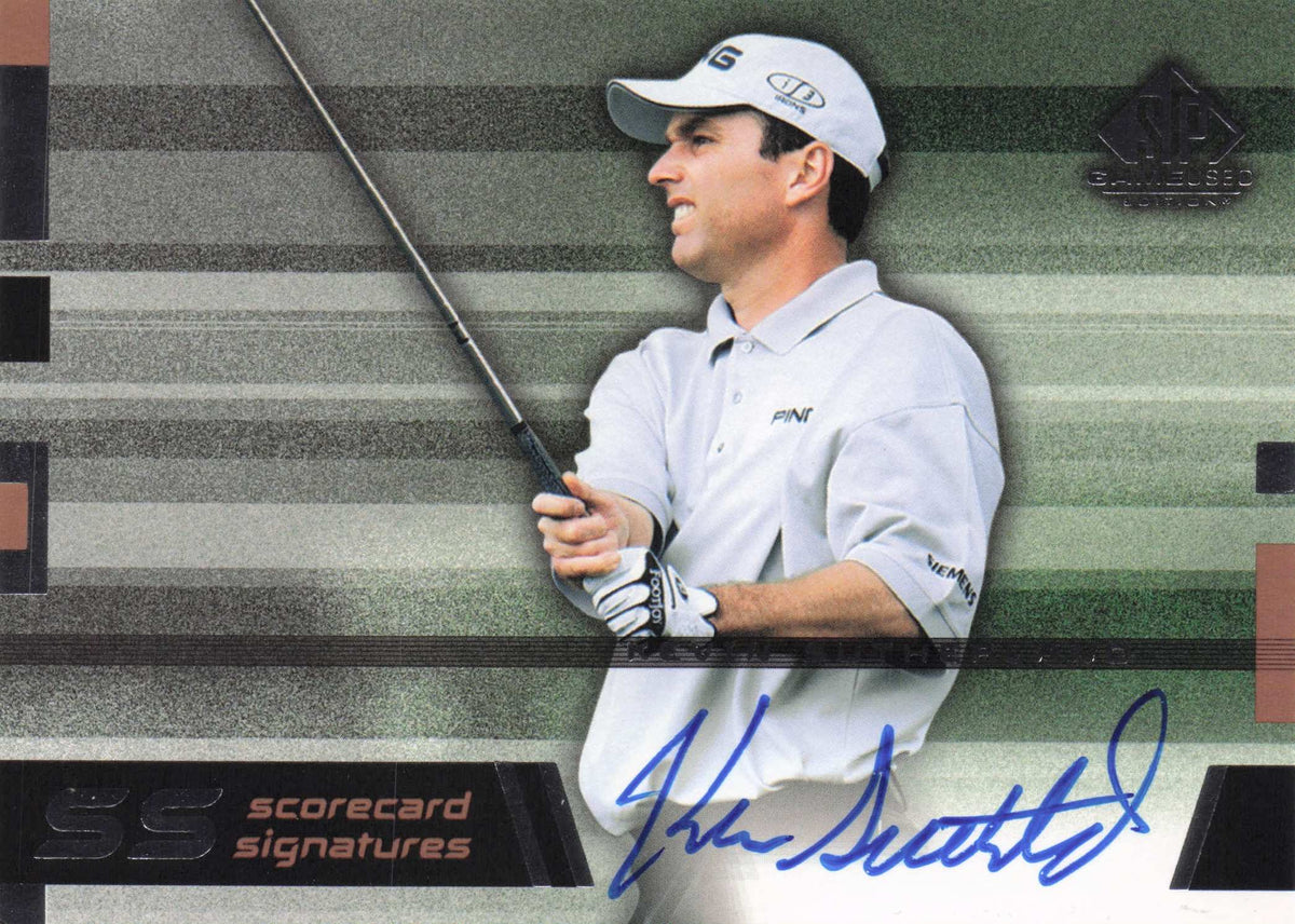 Kevin Sutherland Scorecard Signatures Golf Autograph Hand Signed Photo Card