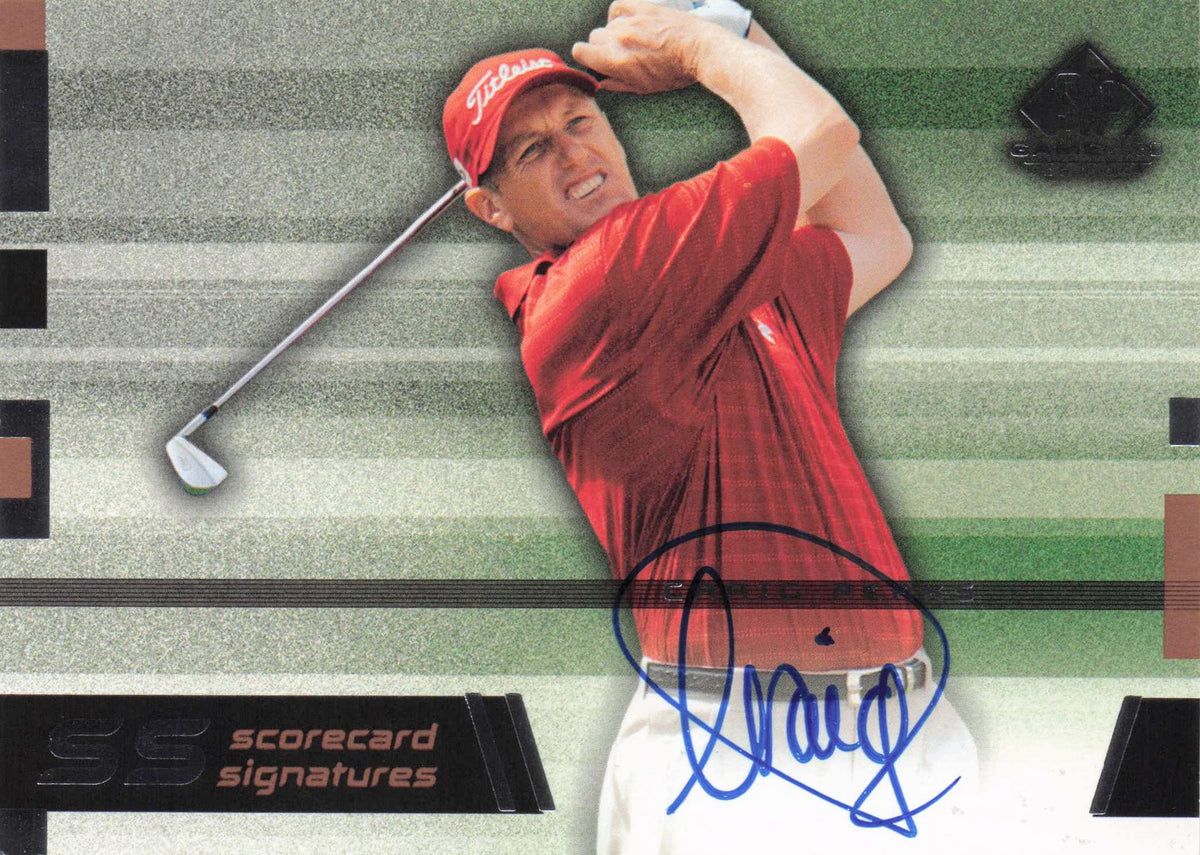 Craig Perks Scorecard Signatures Golf Autograph Hand Signed Photo Card