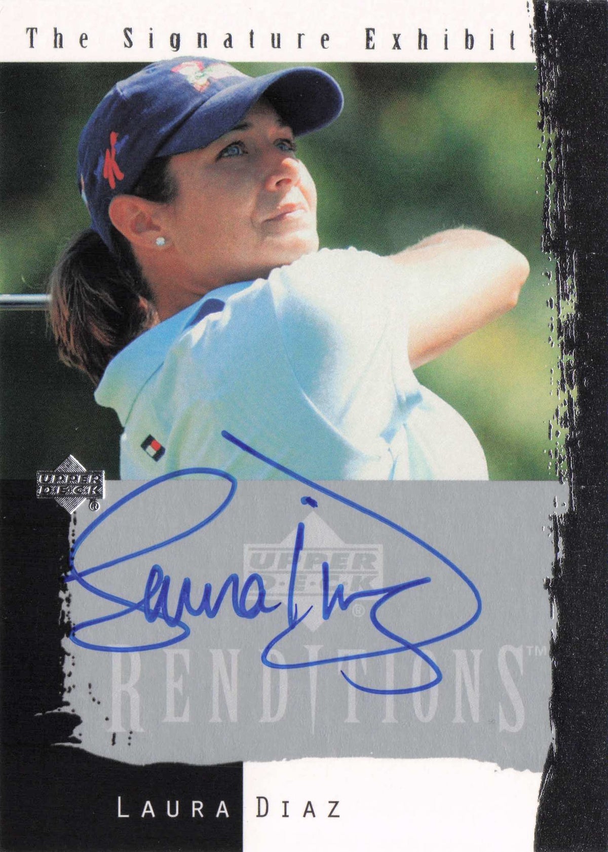 Laura Dirz 2003 Signature Exhibit Hand Signed Golf Autograph Photo Card