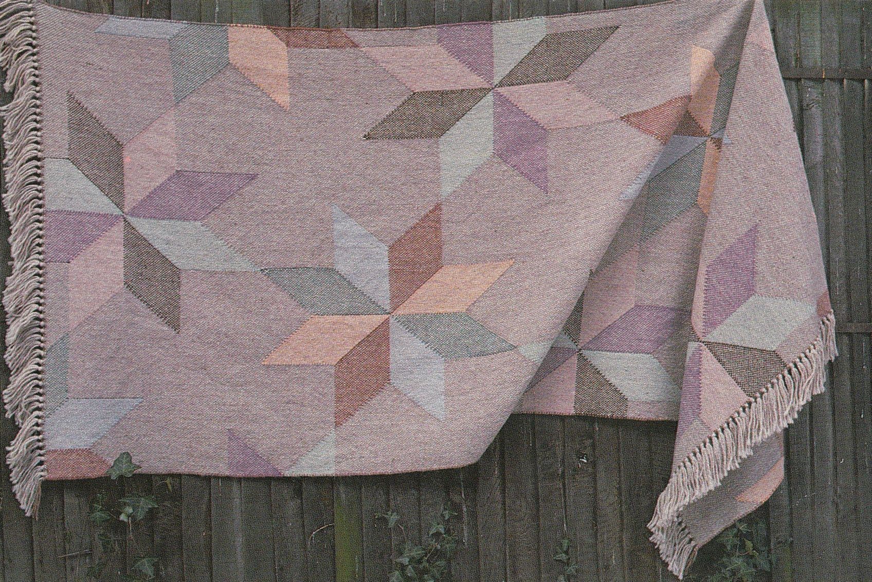 Handwoven Blanket Richard Womersley Painting Postcard