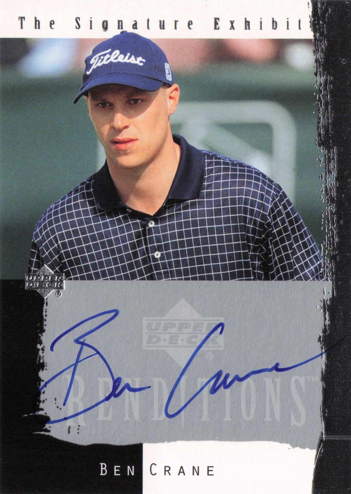 Ben Crane 2003 Signature Exhibit Golf Upper Deck Autograph Signed Trade Card