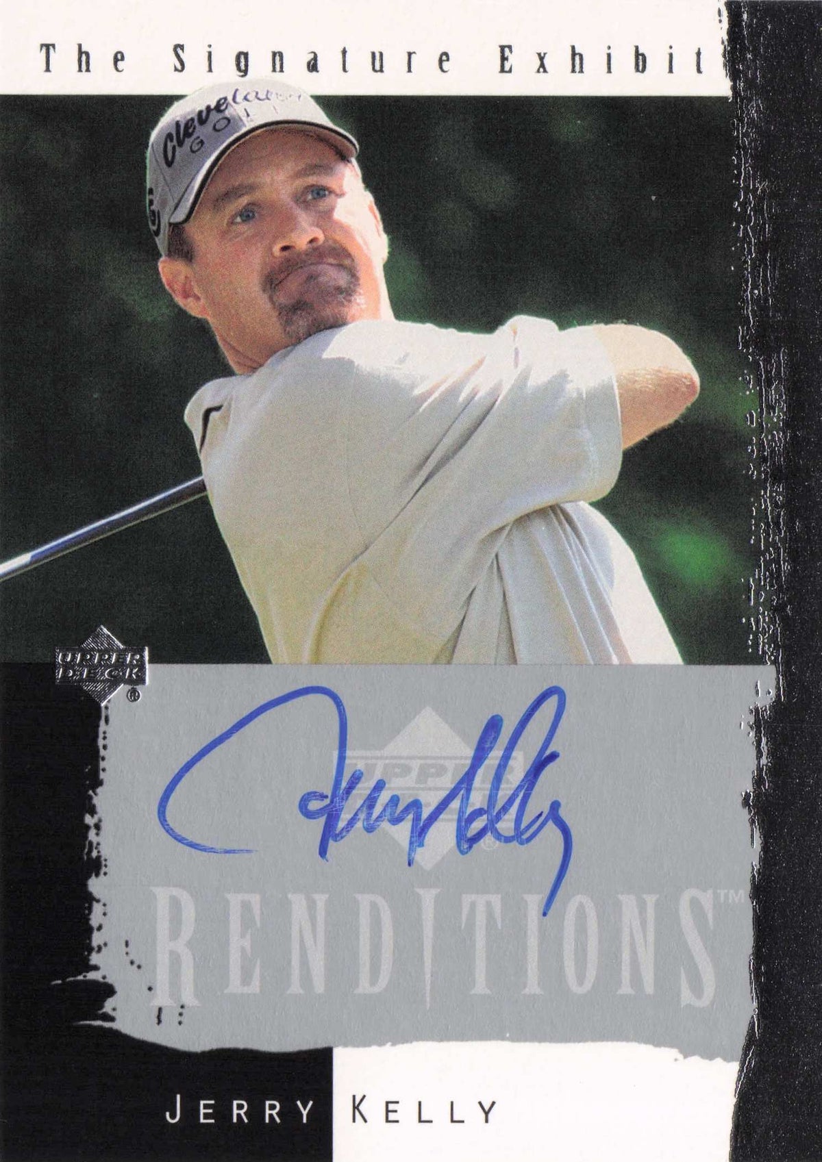 Jerry Kelly 2003 Signature Exhibit Golf Upper Deck Autograph Signed Photo Card