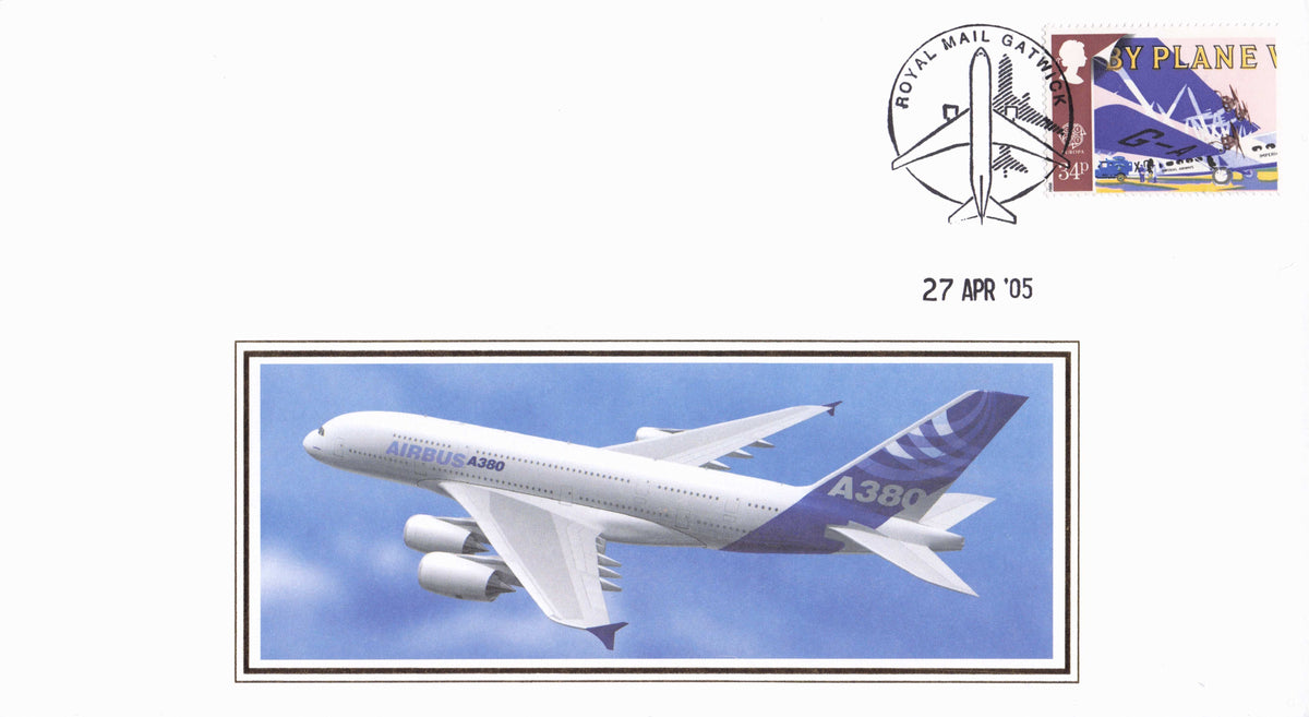 Airbus A380 Passenger Plane Aircraft LIMITED EDITION OF 25 Rare First Day Cover