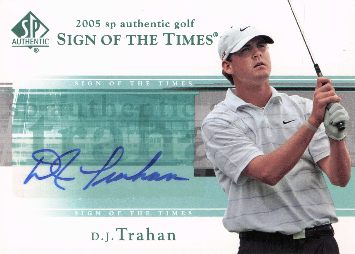 DJ Trahan Sign Of The Times Golf 2005 Hand Signed Autograph Photo Card