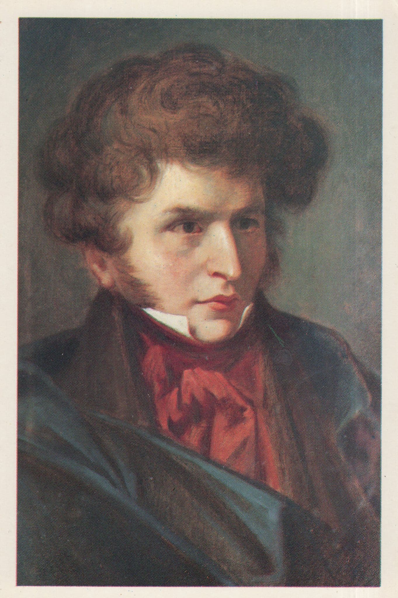 Hector Berlioz Classical Composer Rare Paris French Painting Postcard