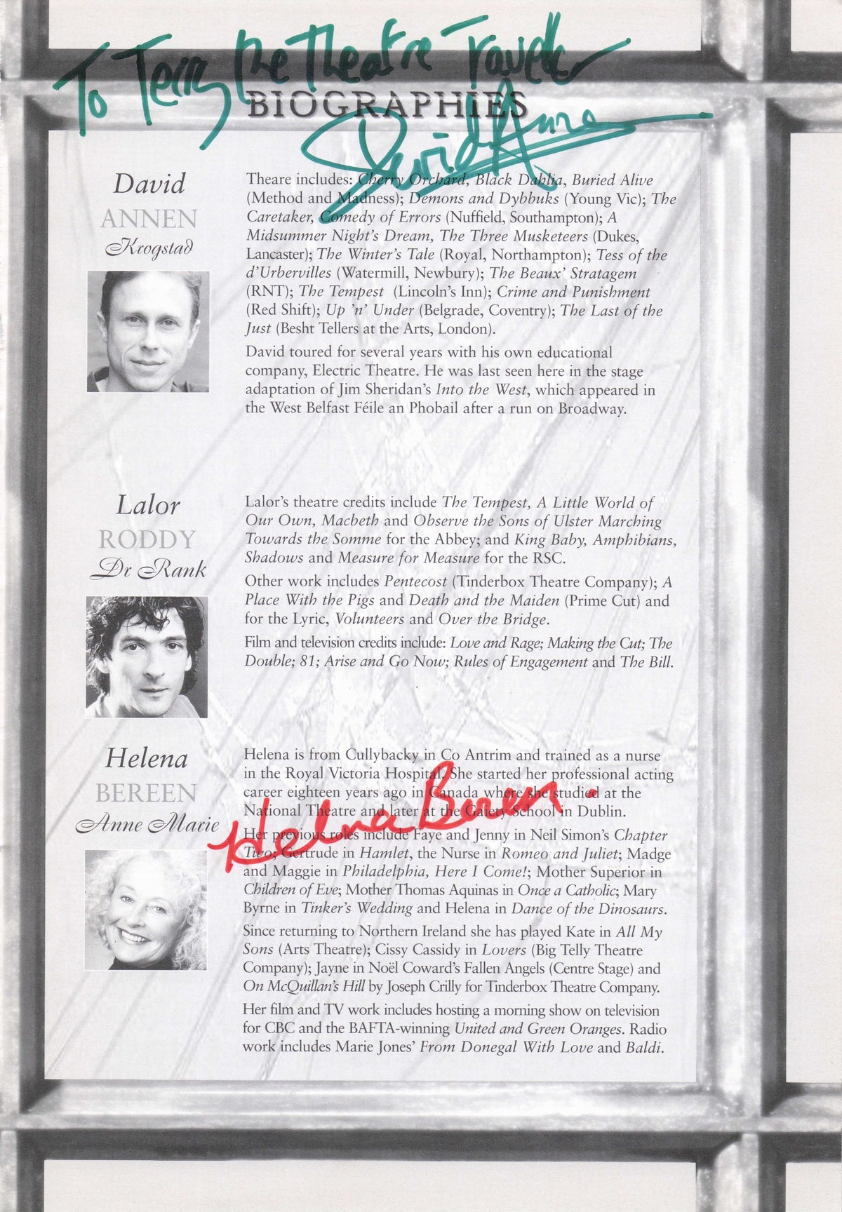 David Annen Age Of Empires The Witcher 3 PC Game Hand Signed Theatre Photo Page