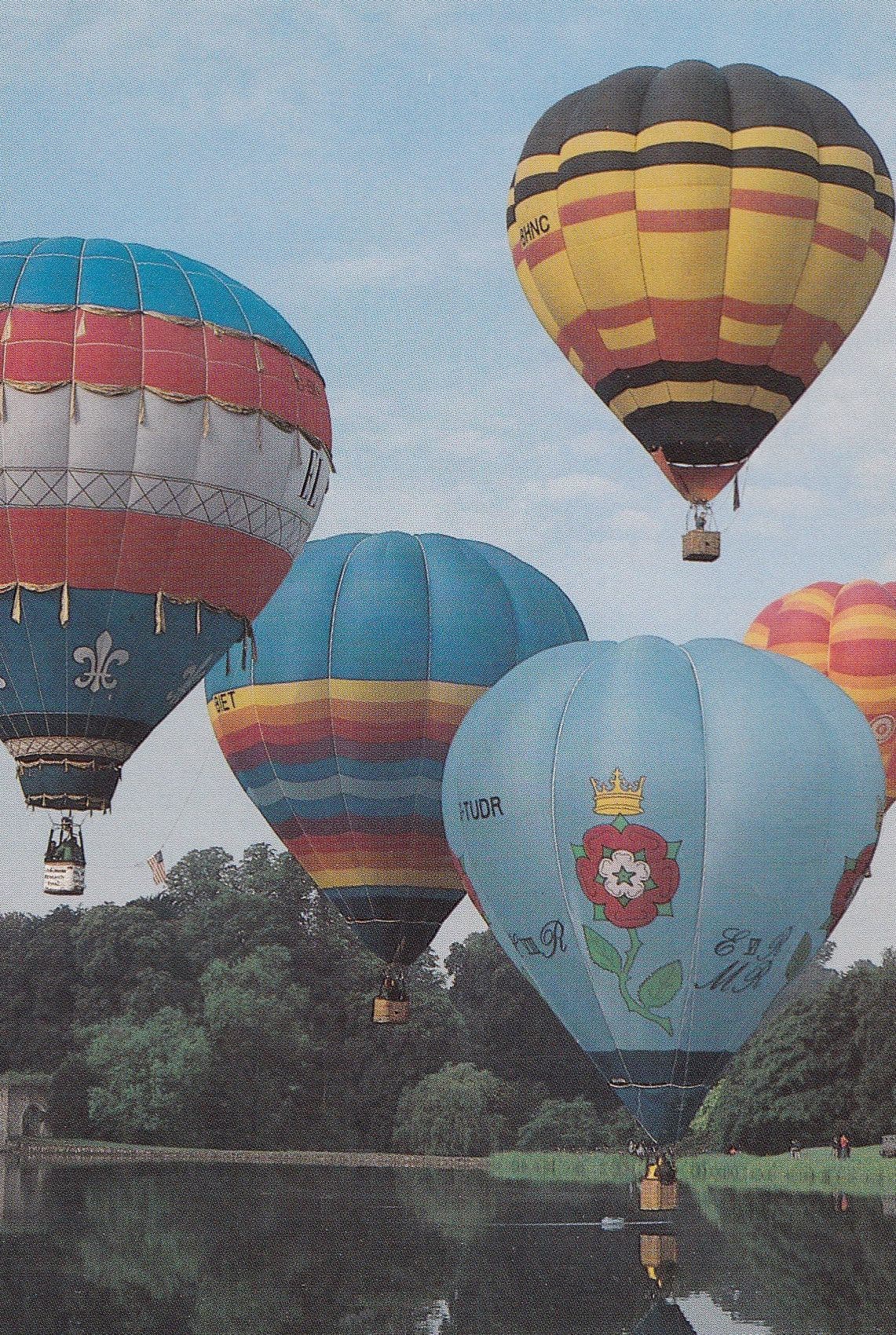 Hot Air Balloon Race Over Kent 1991 Postcard