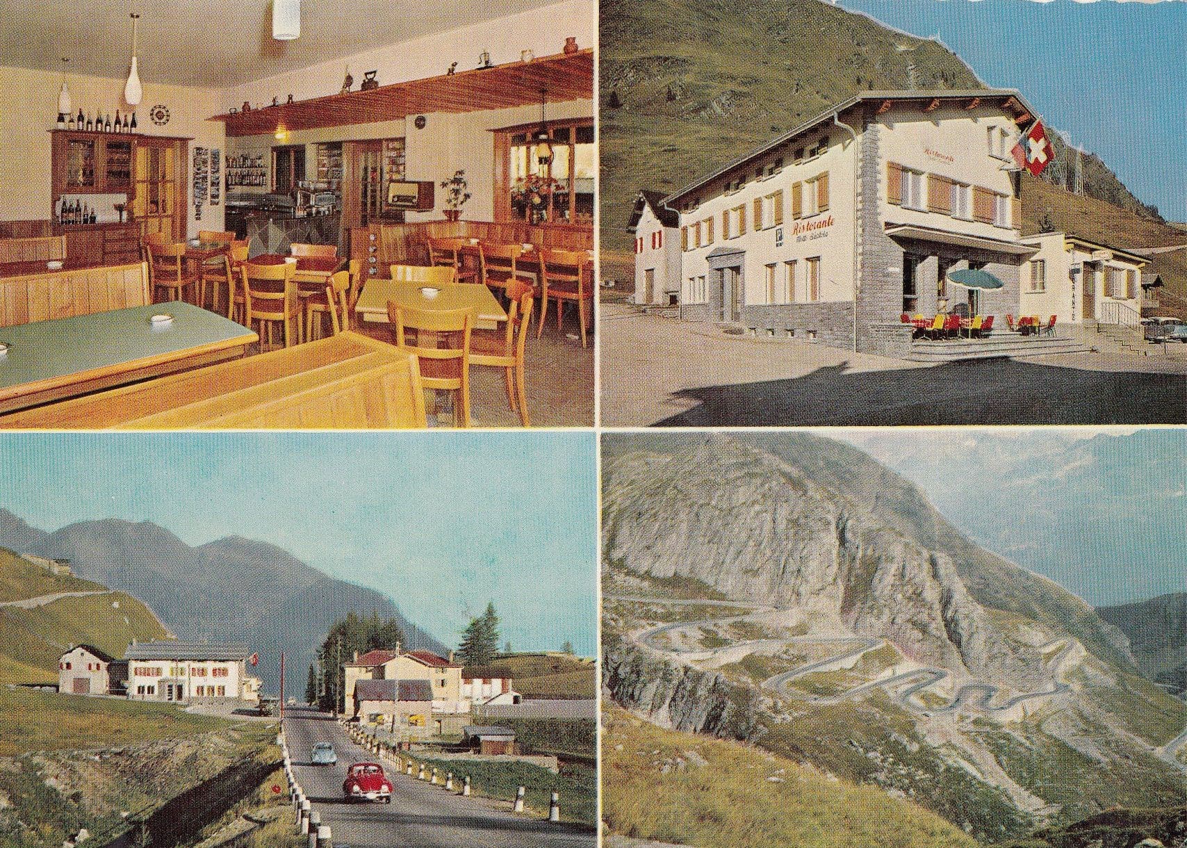 Hotel Ristorante Motto Bartola Sopra Airolo Switzerland Postcard