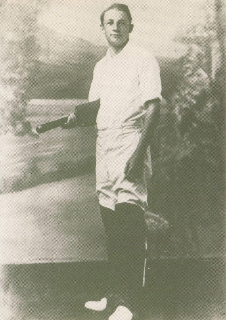Don Bradman at Bowral Cricket Club in 1920s Australia Rare Real Photo Postcard